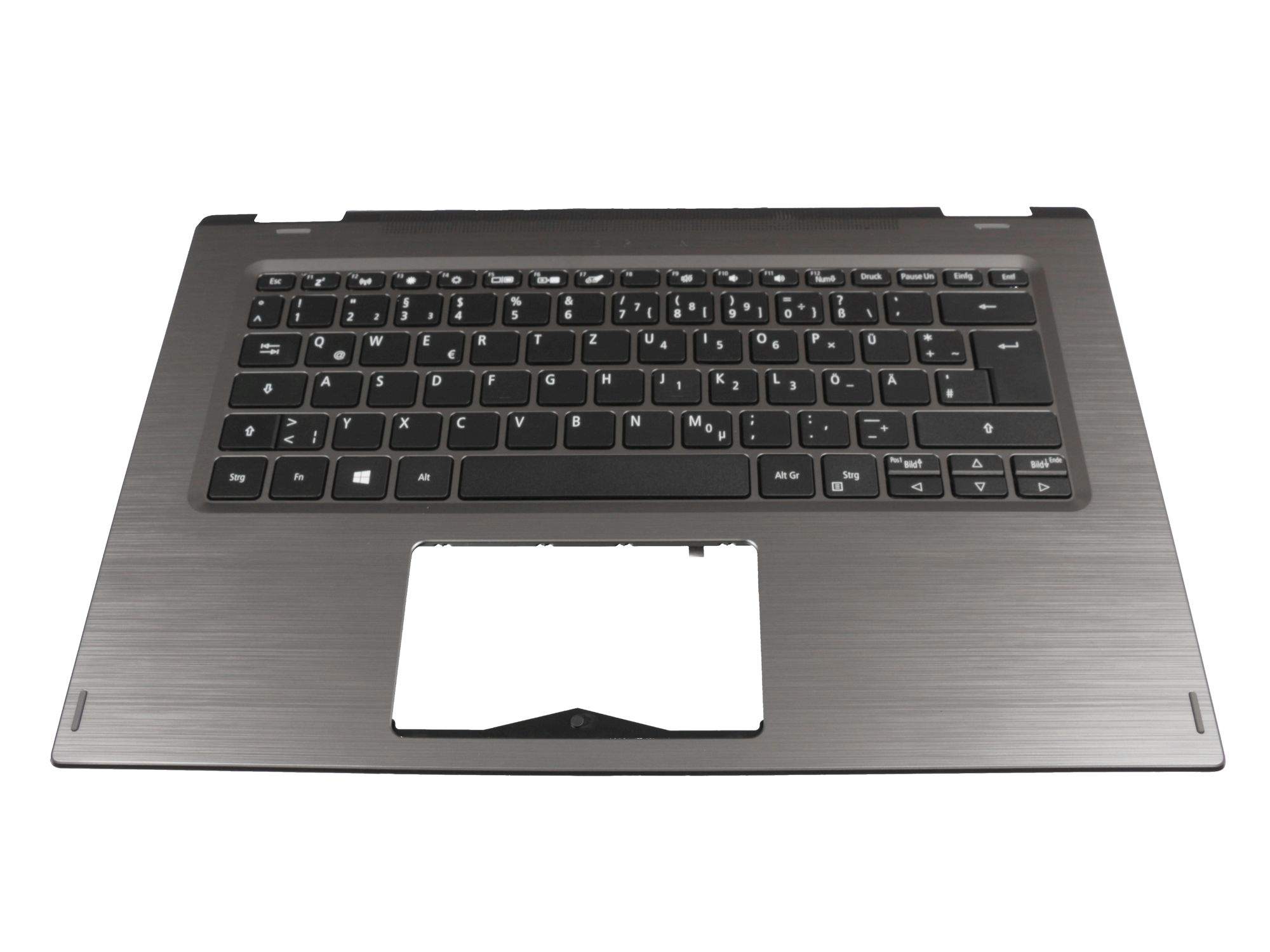 ACER Tastatur inkl. Topcase DE (deutsch) schwarz/grau Original für Acer Spin 3 (SP314-51) Serie