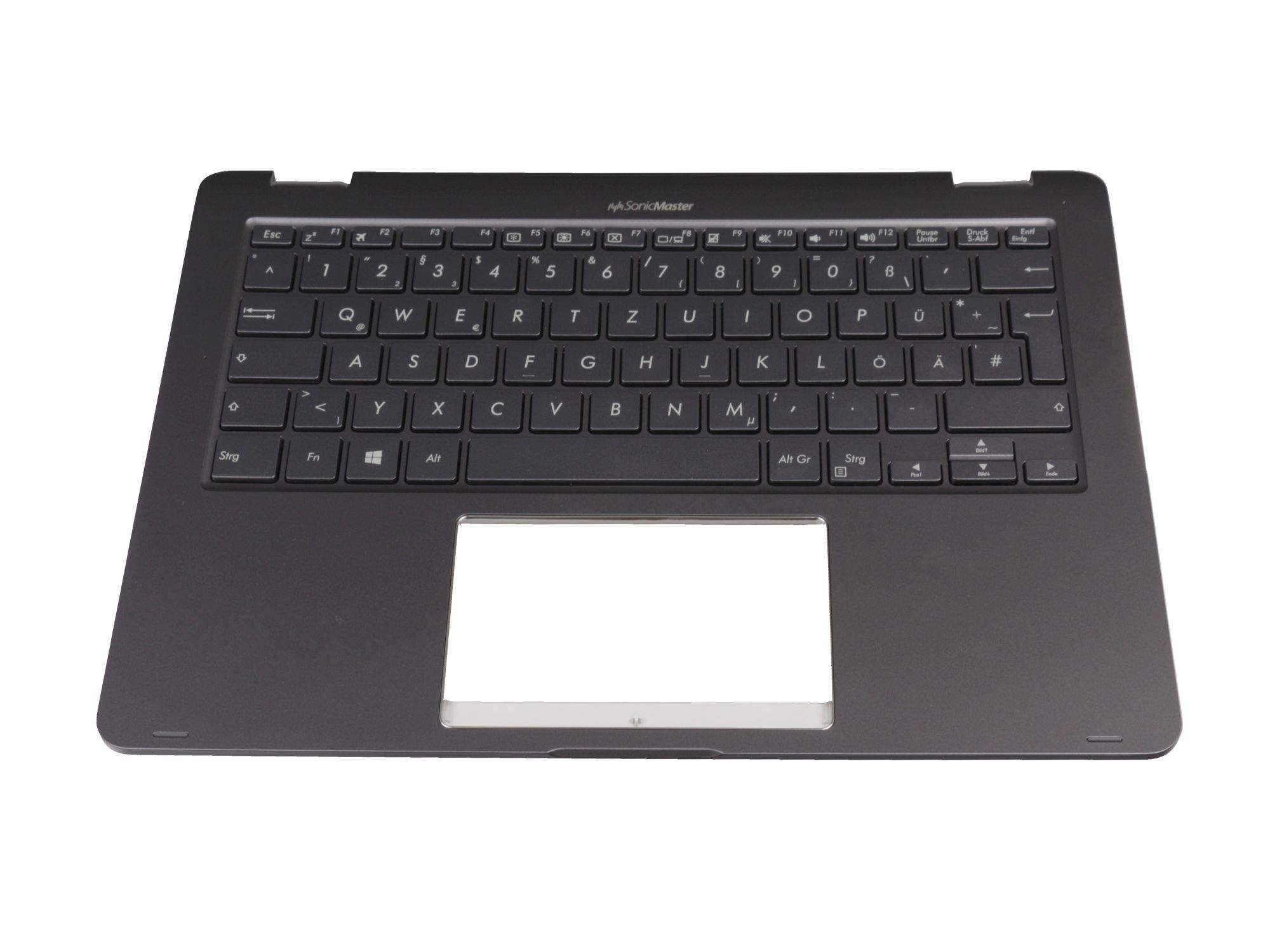 ASUS Tastatur inkl. Topcase DE (deutsch) grau/grau Original für Asus NovaGo TP370QL Serie