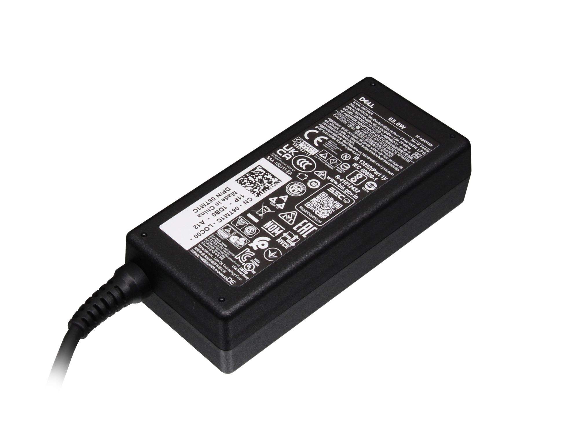 DELL 65W AC Adapter (With EU Power Cord)