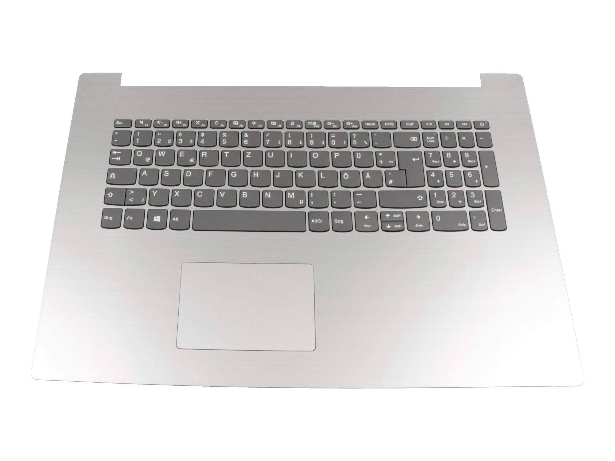 LENOVO Tastatur inkl. Topcase DE (deutsch) grau/grau Original für Lenovo IdeaPad 330-17IKB (81DK) Se