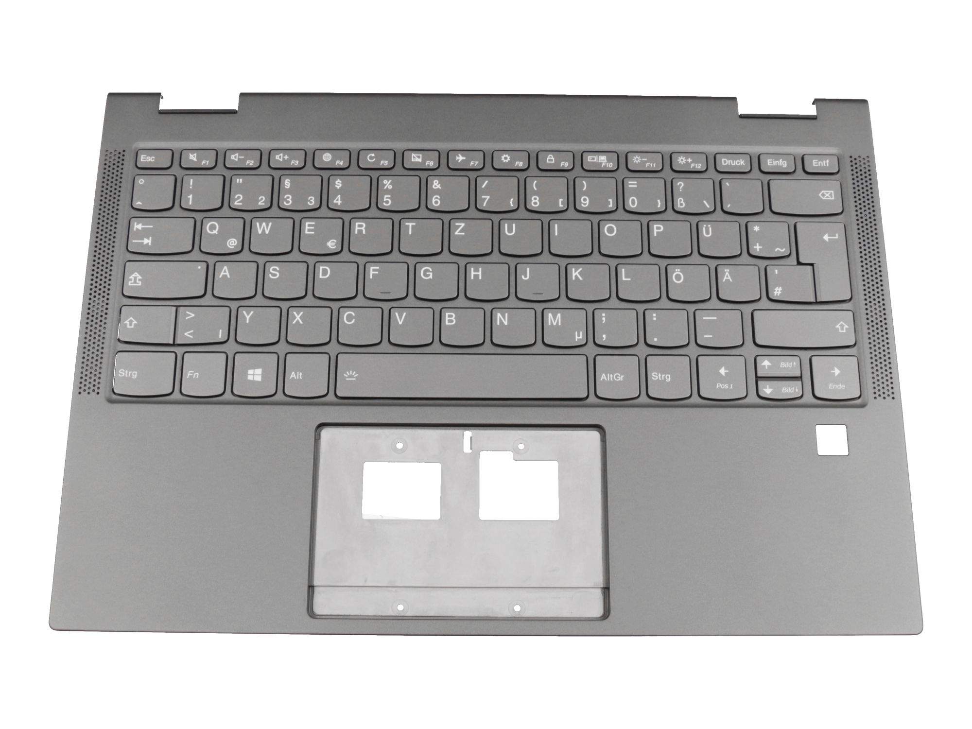 LENOVO Tastatur DE (deutsch) grau mit Backlight Original für Lenovo Yoga C630-13Q50 (81JL)