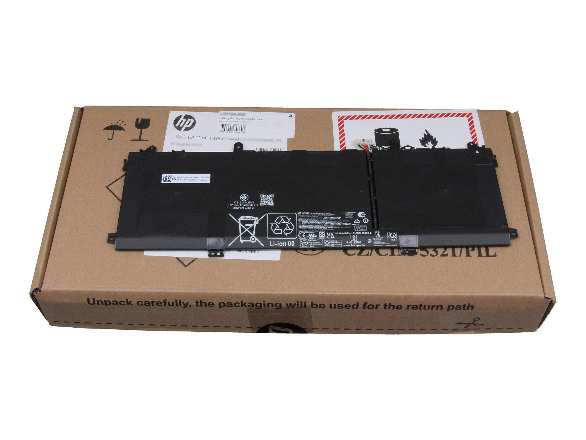 HP HSTNN-DB8W Akku 84Wh Original