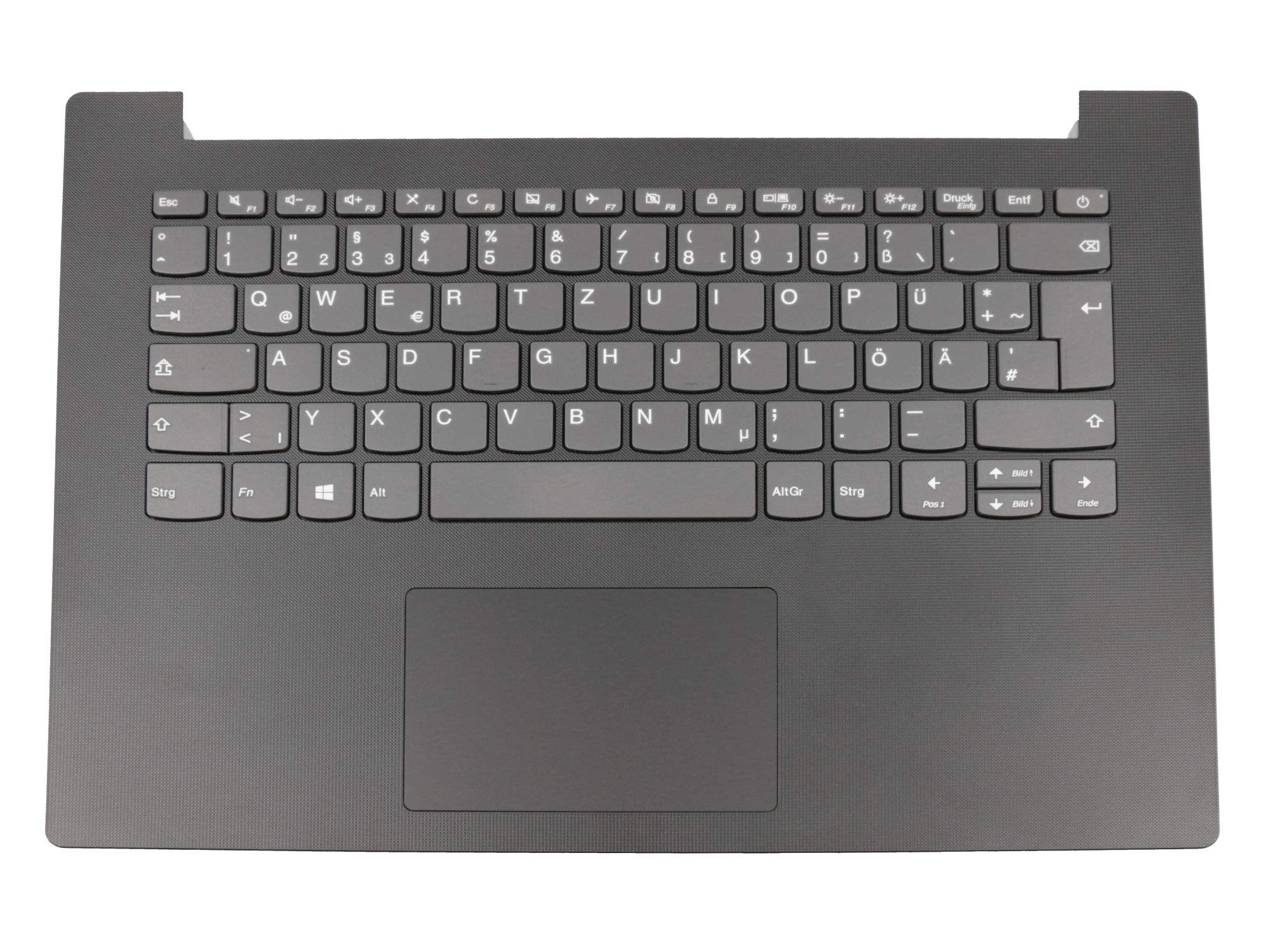 LENOVO Tastatur inkl. Topcase DE (deutsch) grau/schwarz gemustert Original für Lenovo IdeaPad 130-14