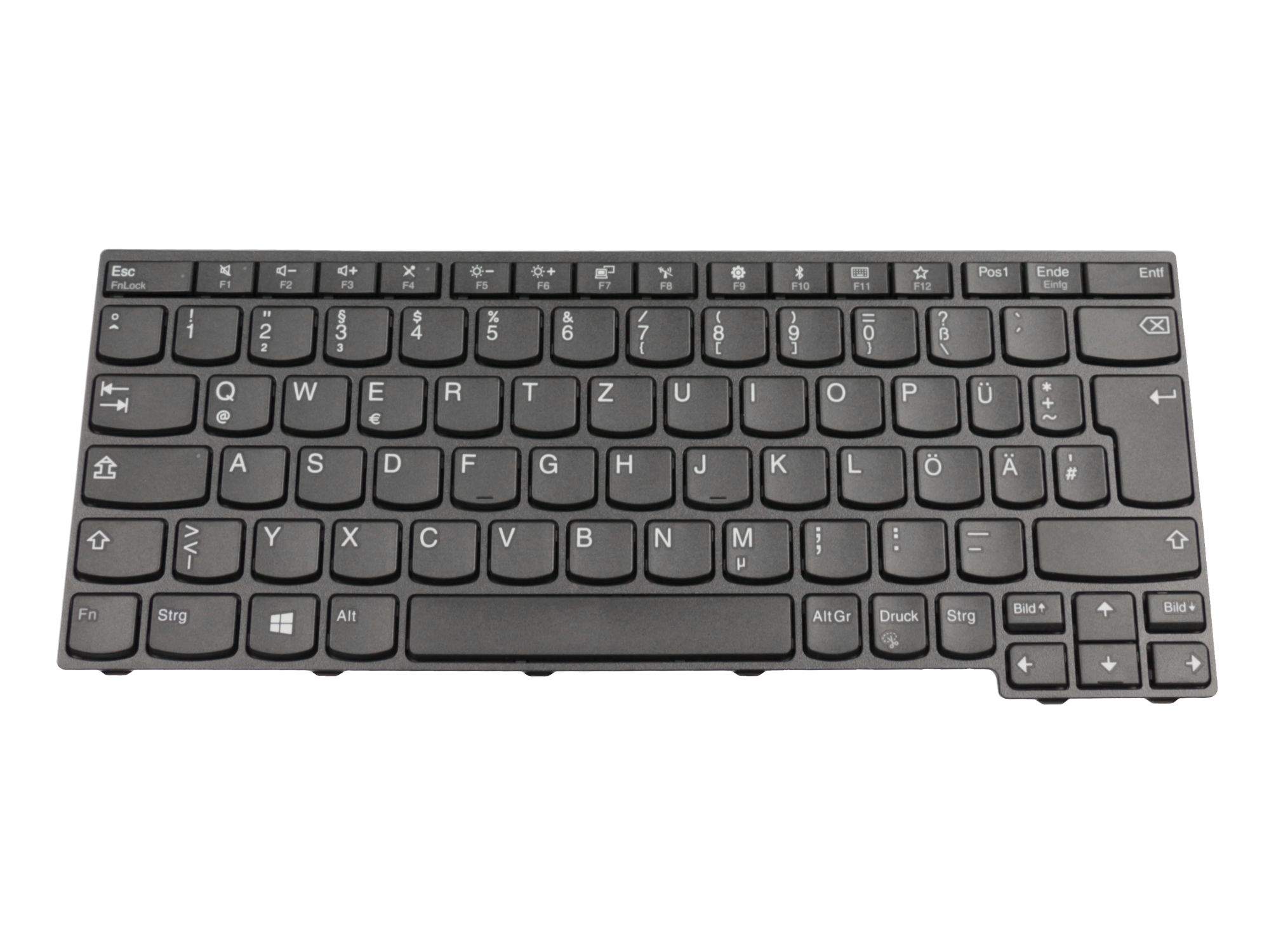 LENOVO 01LX712 Tastatur DE (deutsch) schwarz/schwarz Original