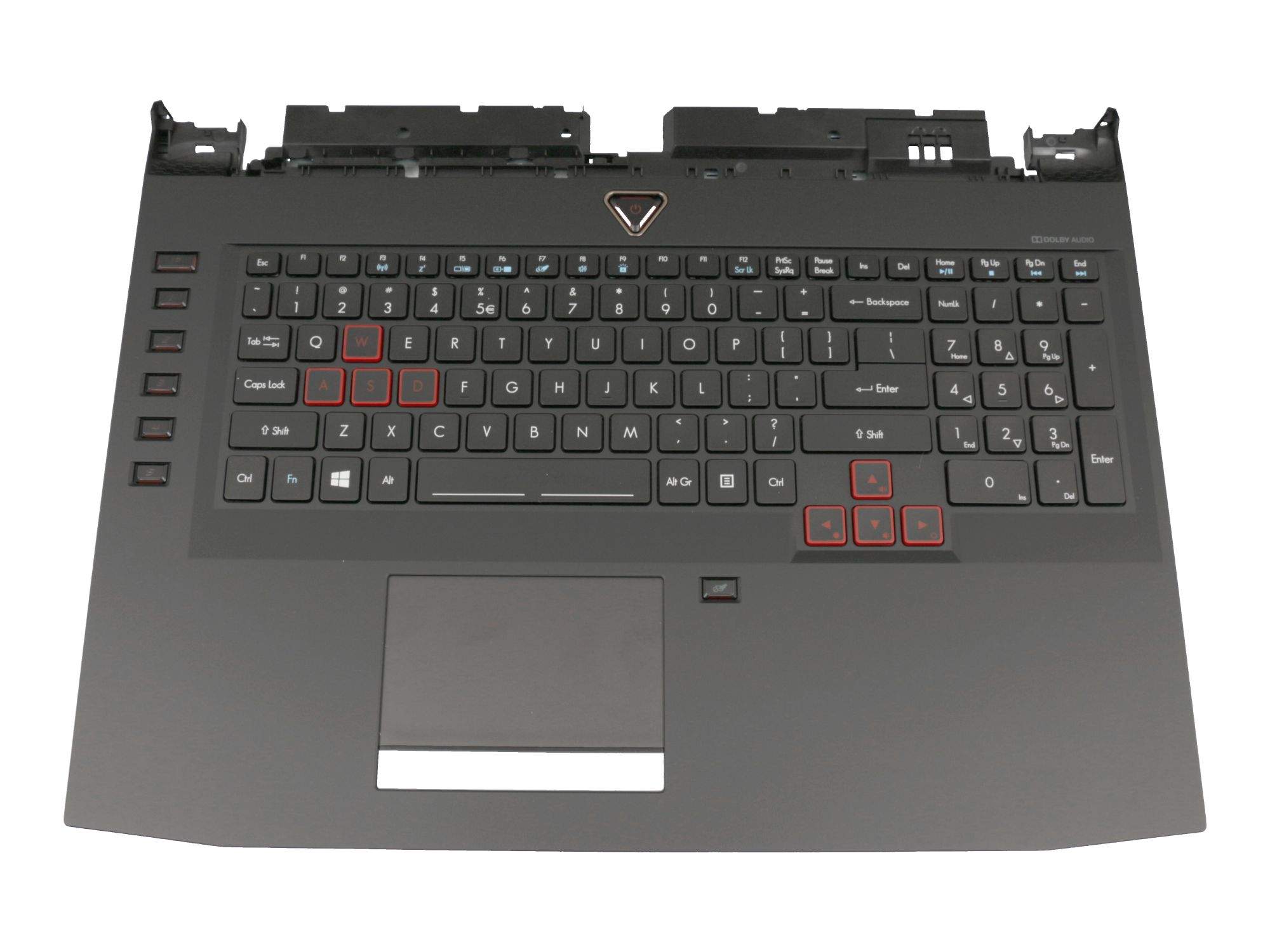 ACER Tastatur inkl. Topcase US (englisch) schwarz/schwarz mit Backlight Original für Acer Predator 1