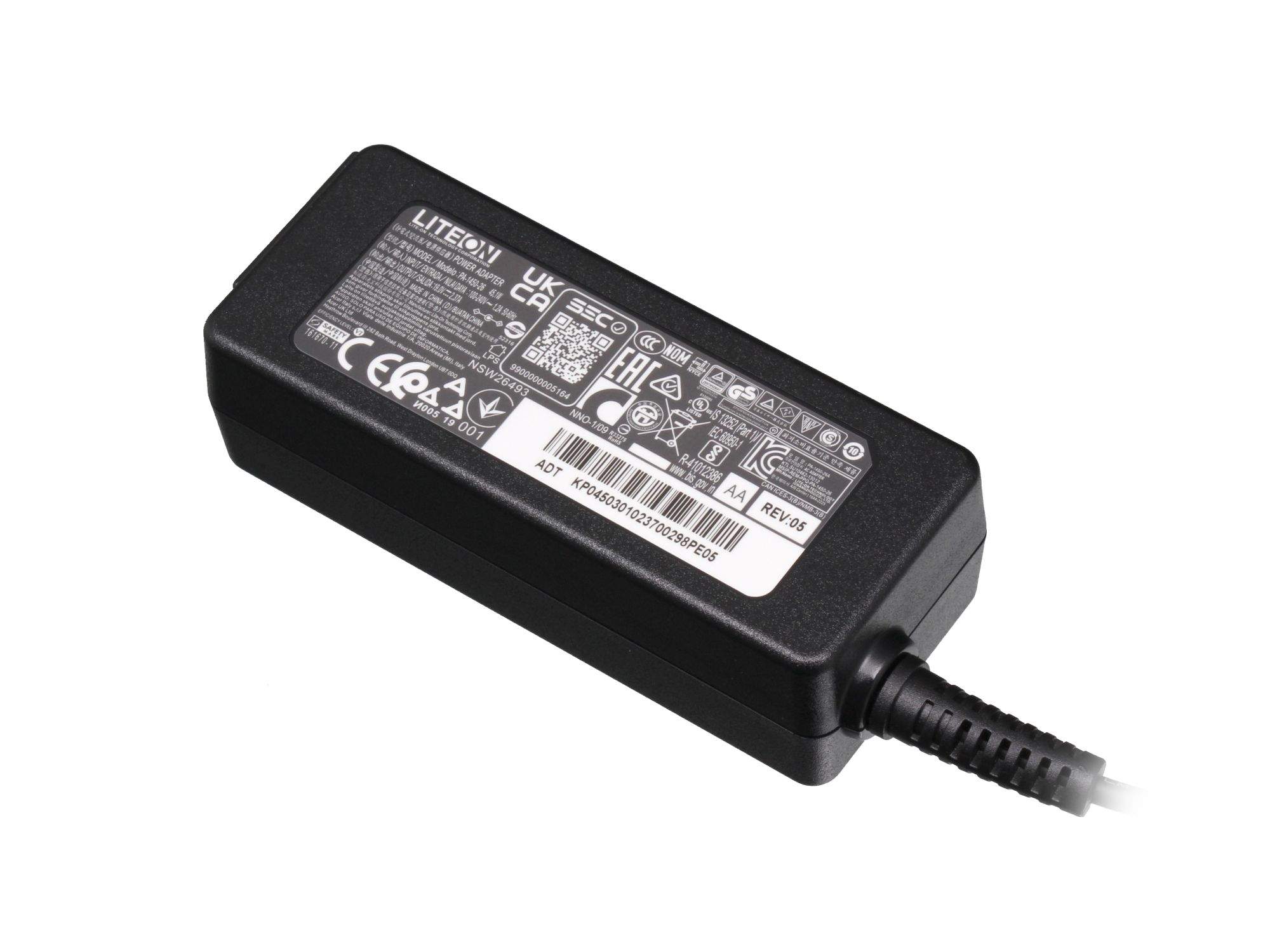 ACER ADAPTER.AC.45W.19V.1.7x5.5x11.BLACK (KP.0450H.014)