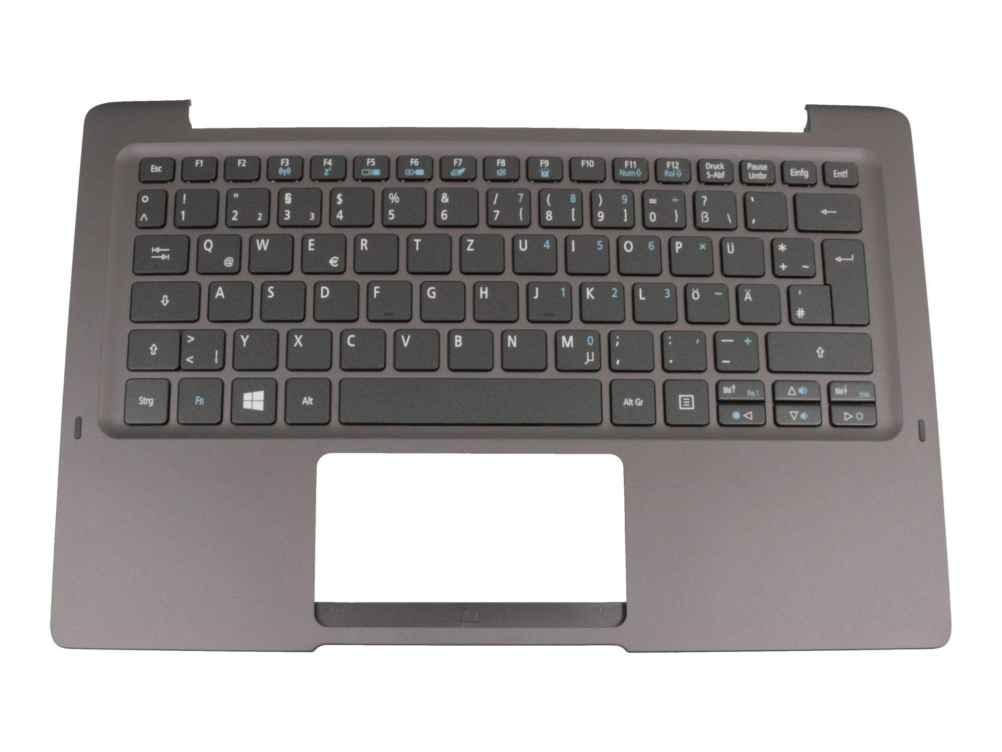 ACER 46M06HCS001 Tastatur inkl. Topcase DE (deutsch) schwarz/schwarz mit Backlight Original