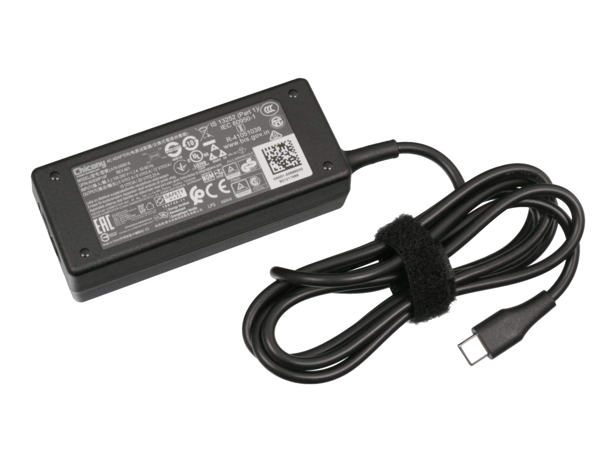 ASUS AC-Adapter 45W 3P (Type C) (0A001-00695100)
