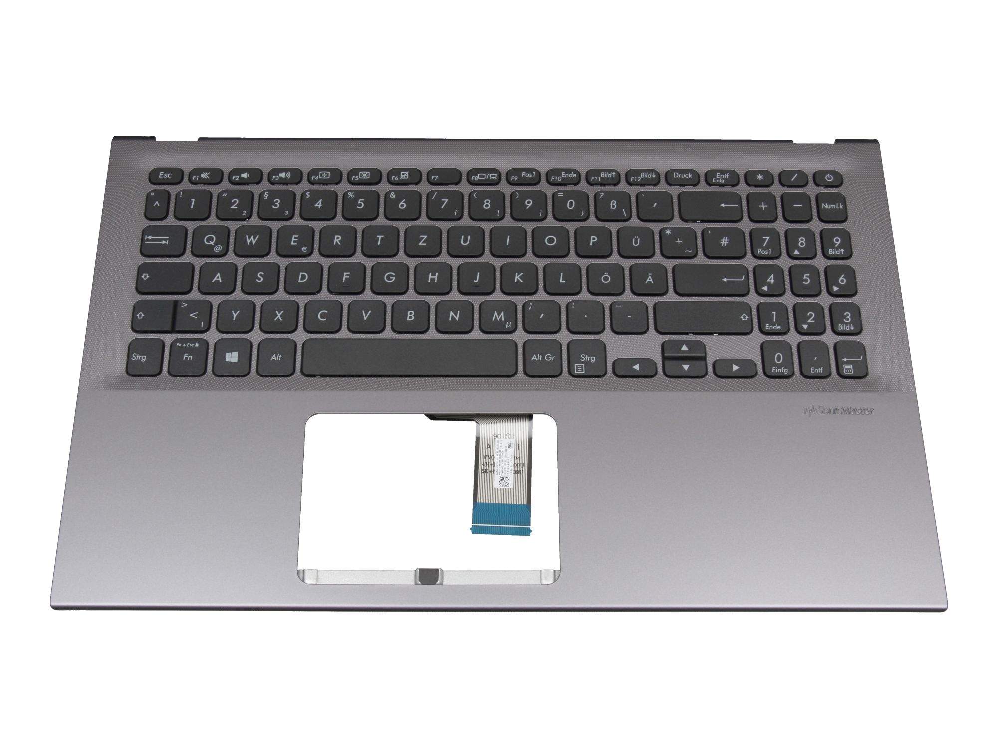 ASUS Tastatur inkl. Topcase DE (deutsch) Original für Asus VivoBook 15 X512DK Serie