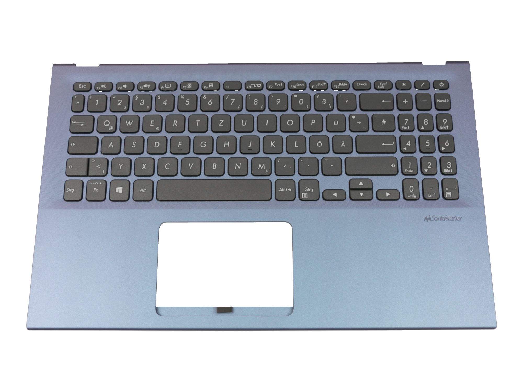 ASUS Tastatur DE (deutsch) schwarz Original für Asus VivoBook 15 X512FA Serie