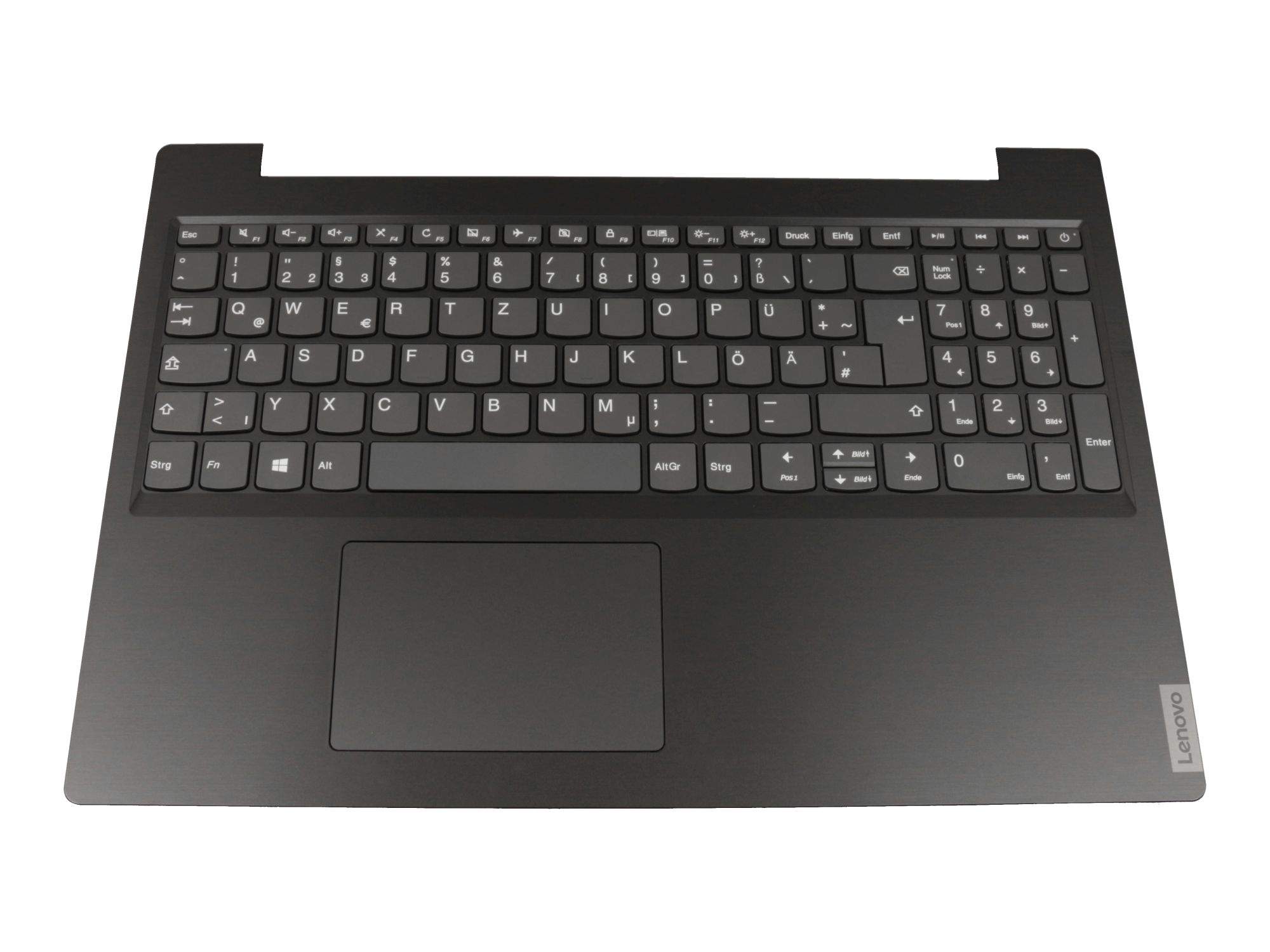 LENOVO Tastatur inkl. Topcase DE (deutsch) grau/schwarz Original für Lenovo IdeaPad L340-15API (81LW