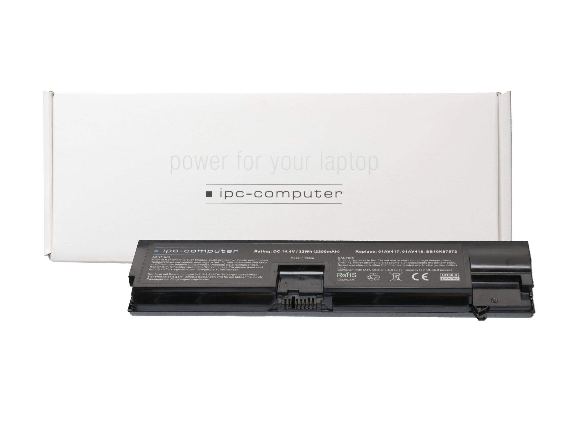 IPC-COMPUTER Lenovo Battery 83 IPC-Computer Akku 32Wh kompatibel