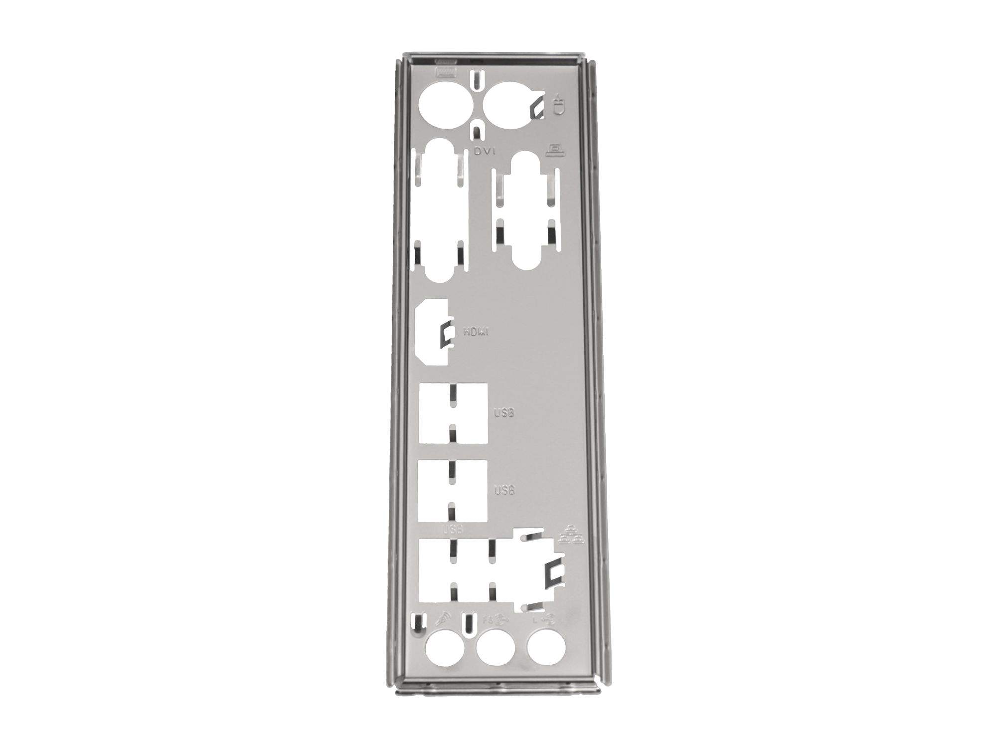 MSI E21-7B84020-C22 I/O Blende silber Original