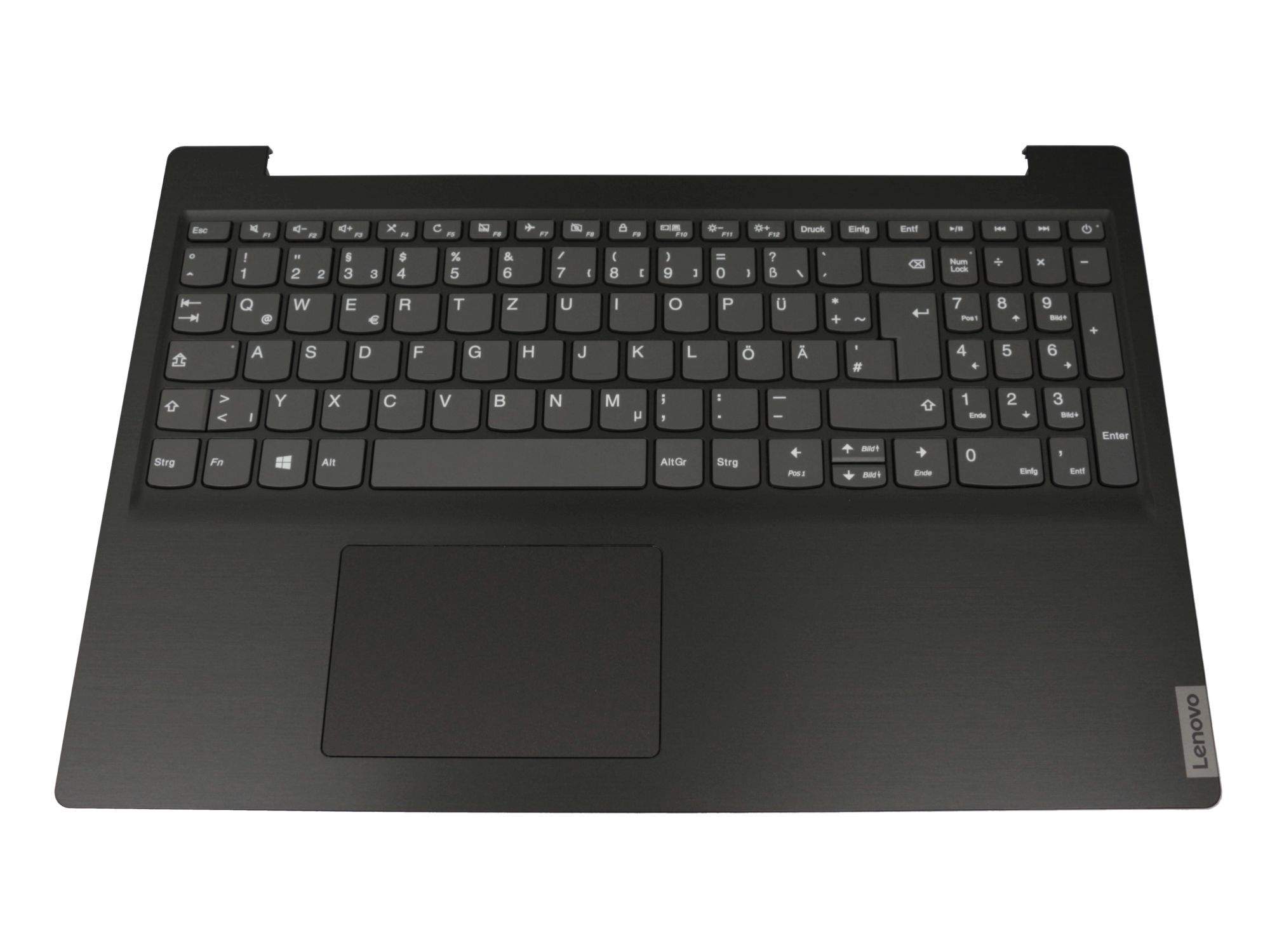 LENOVO 5CB0W45596 Tastatur inkl. Topcase DE (deutsch) grau/schwarz Original