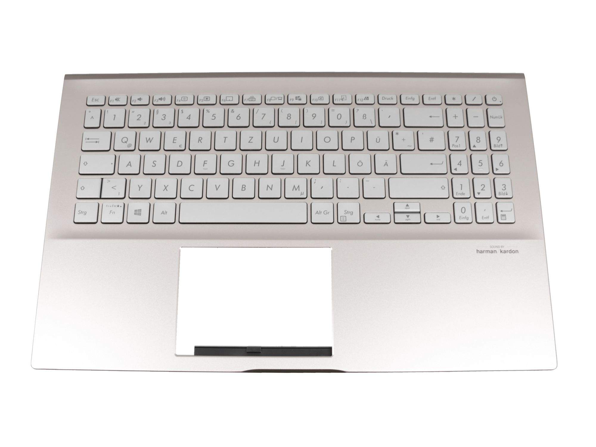 ASUS 13NB0LL5AM0301 Tastatur inkl. Topcase DE (deutsch) silber/rosé mit Backlight Original