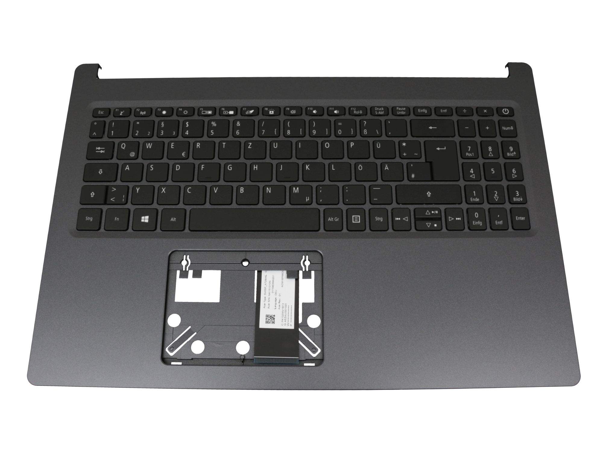 ACER Tastatur inkl. Topcase DE (deutsch) Original für Acer Aspire 5 (A515-55) Serie