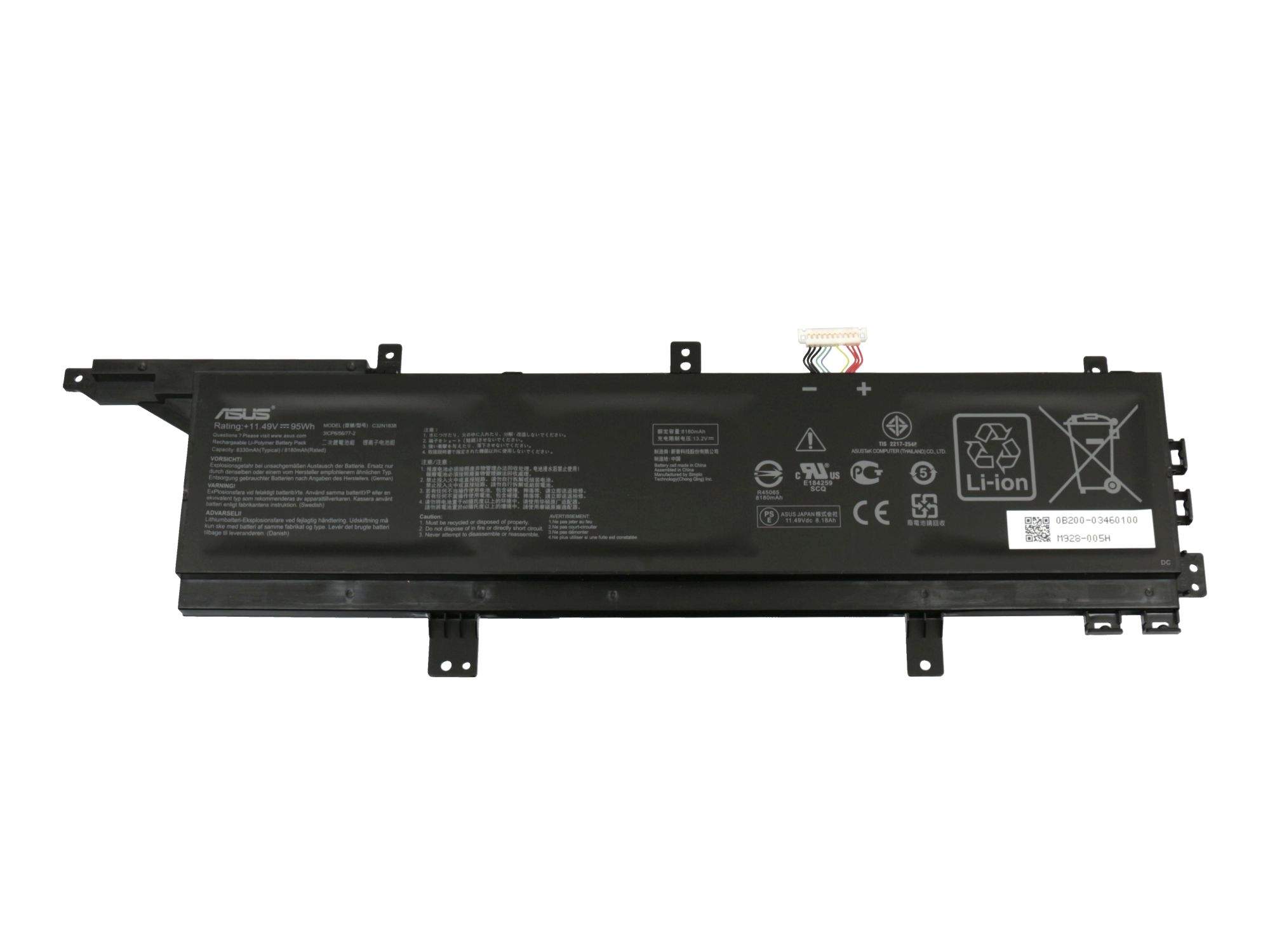 ASUS C32N1838 Akku 95Wh Original