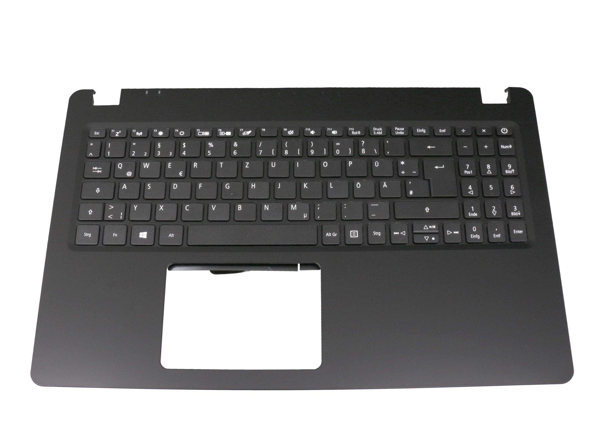 ACER Tastatur inkl. Topcase DE (deutsch) schwarz/schwarz Original für Acer Aspire 3 (A315-56) Serie