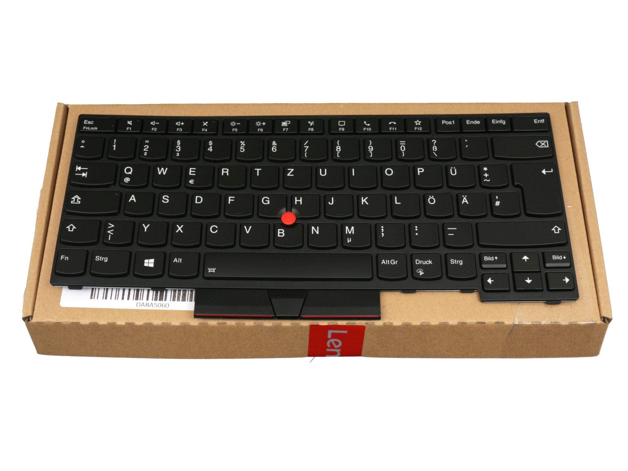 LENOVO 5N20V44059 Tastatur DE (deutsch) schwarz/schwarz mit Backlight und Mouse-Stick Original