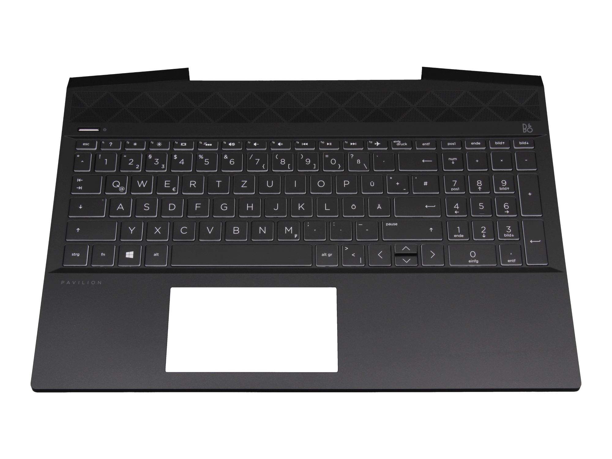 HP Tastatur inkl. Topcase DE (deutsch) Original für HP Pavilion Gaming 15-cx0000 Serie