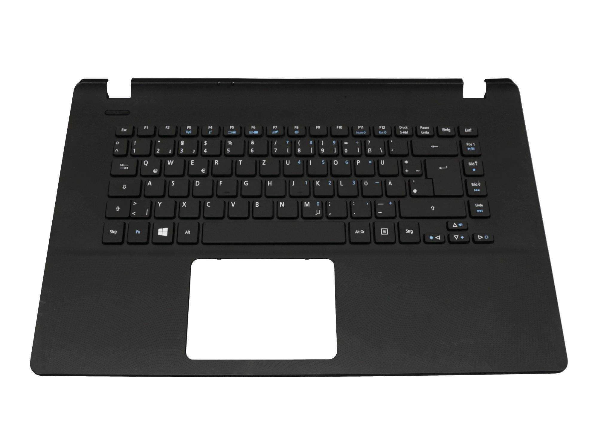 ACER Tastatur inkl. Topcase DE (deutsch) schwarz/schwarz Original für Acer Aspire ES1-521 Serie