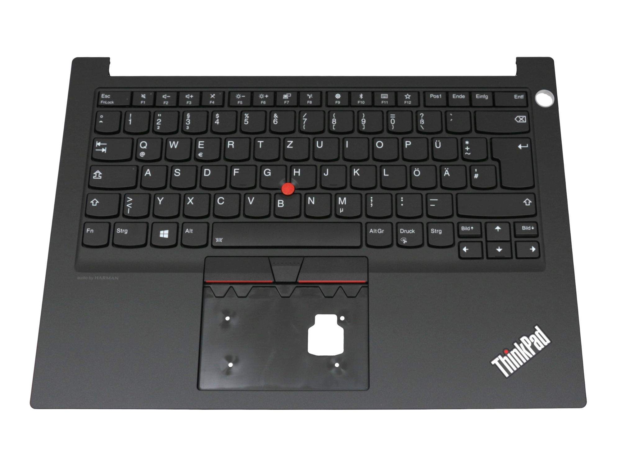 LENOVO Tastatur inkl. Topcase DE (deutsch) schwarz/schwarz mit Backlight und Mouse-Stick Original fü