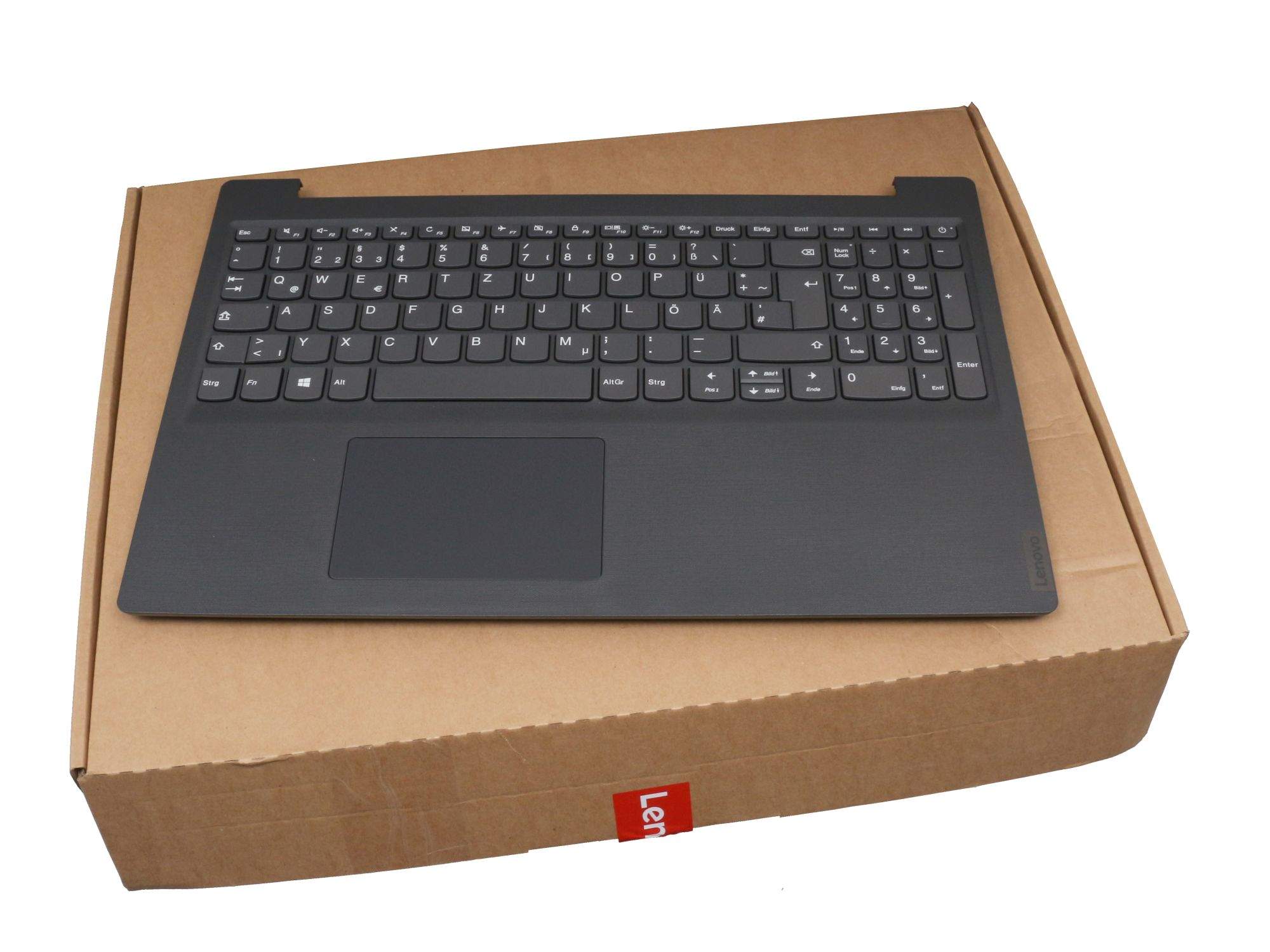 LENOVO Tastatur inkl. Topcase DE (deutsch) grau/grau für Lenovo V15-IIL (82C5) Serie