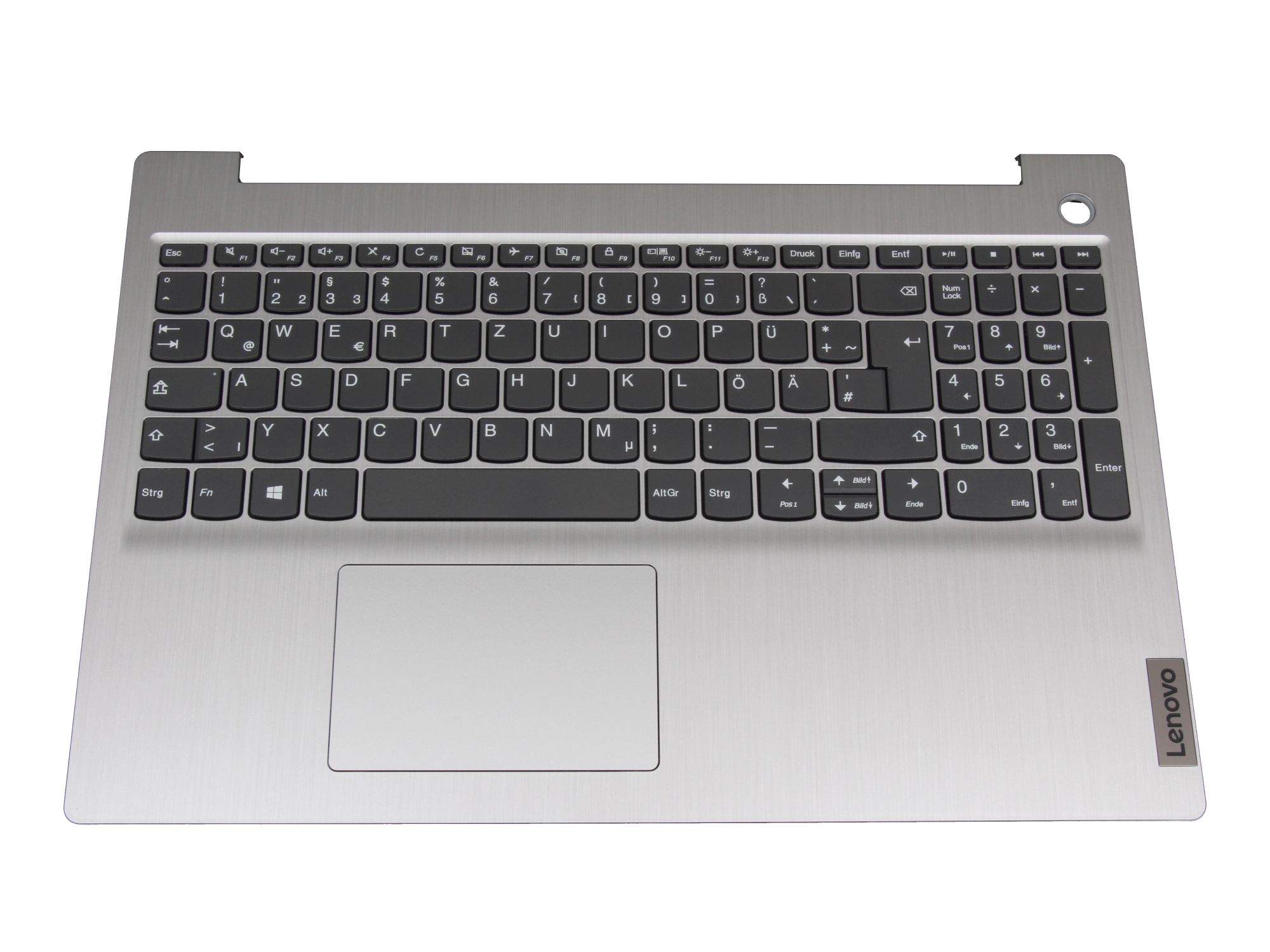 LENOVO Tastatur inkl. Topcase DE (deutsch) grau/silber für Lenovo IdeaPad 3-15IGL05 (81WQ) Serie