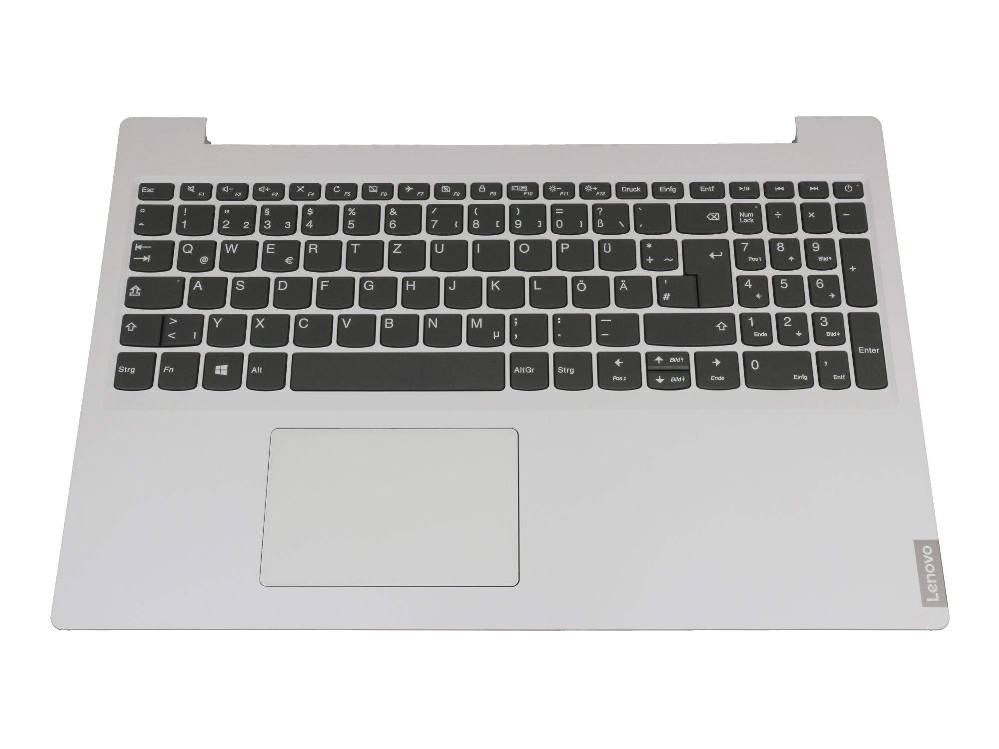 LENOVO Tastatur inkl. Topcase DE (deutsch) schwarz/weiß für Lenovo IdeaPad L340-15IWL (81LG) Serie