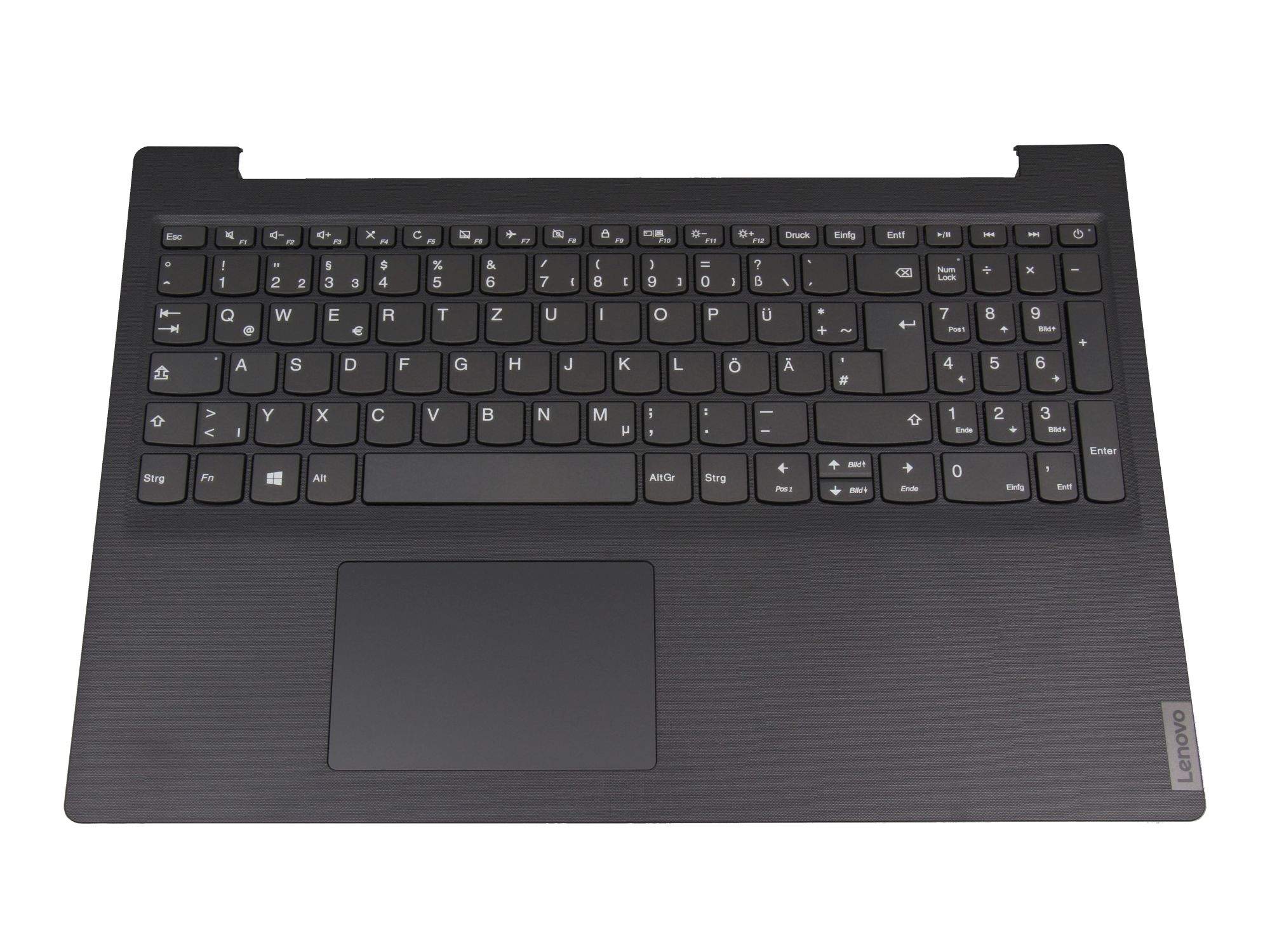 LENOVO Tastatur inkl. Topcase DE (deutsch) dunkelgrau/grau für Lenovo V15-ADA (82C7) Serie