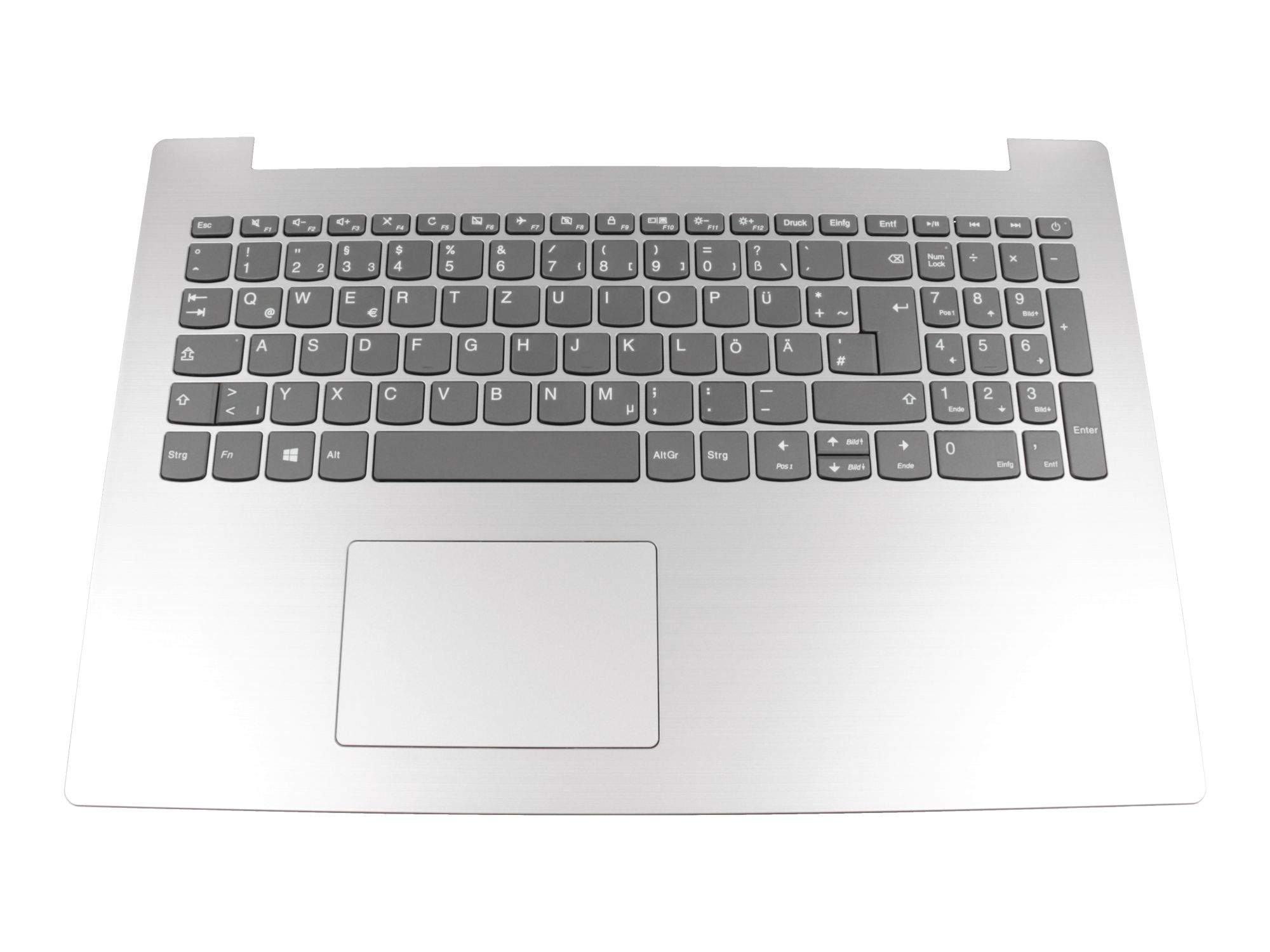 LENOVO 5CB0R26517 Tastatur DE (deutsch) grau Original