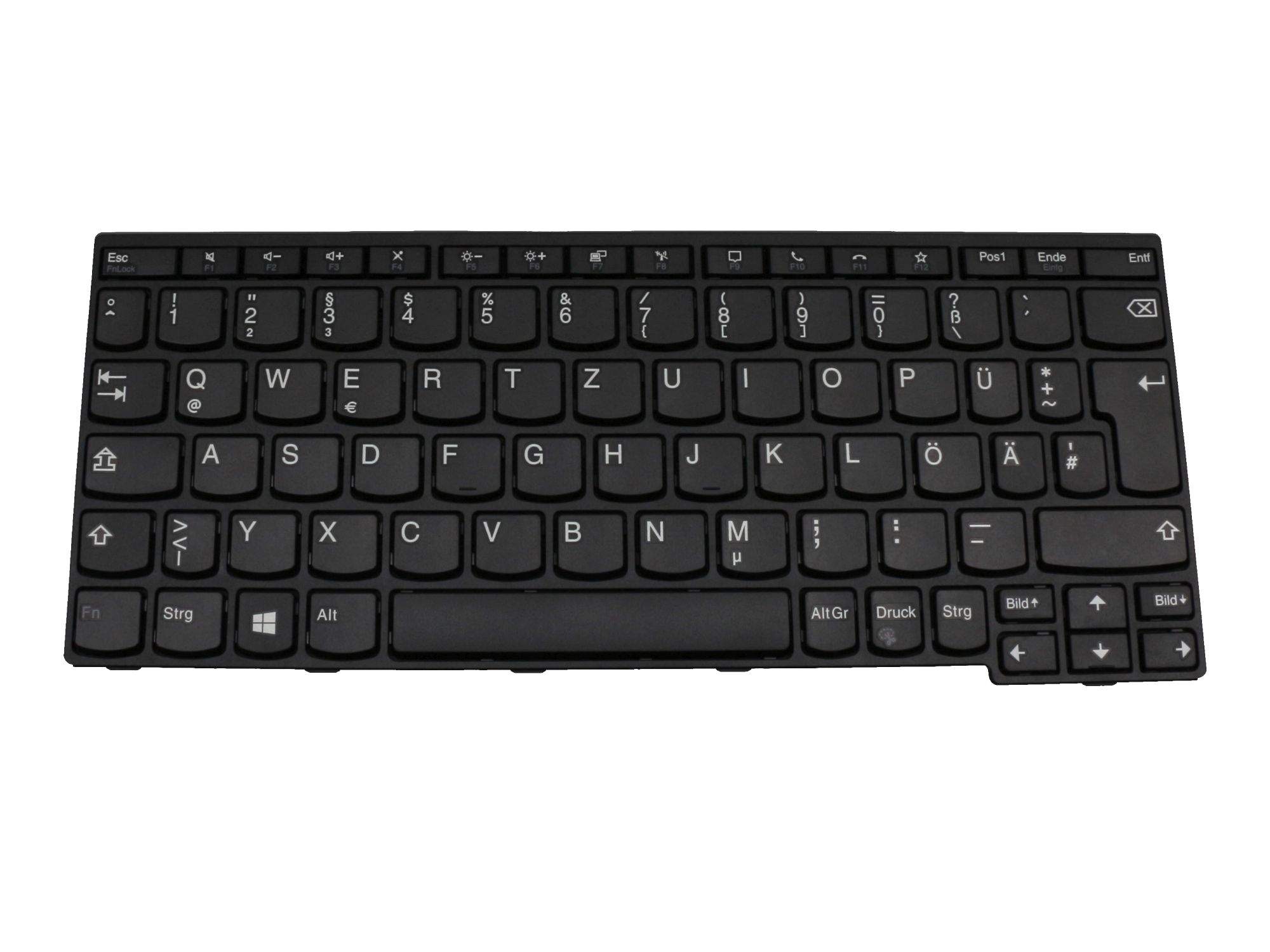 LENOVO Tastatur DE (deutsch) schwarz für Lenovo Yoga 11e 6th Gen (20SE/20SF) Serie