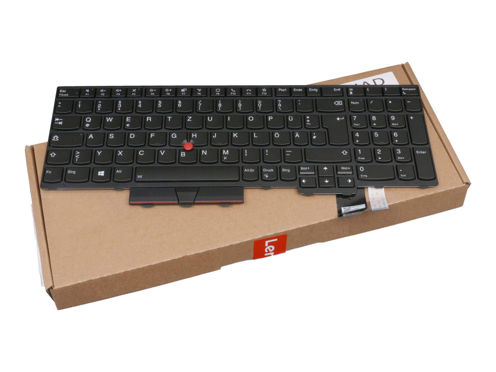 LENOVO 5N20X22891 Tastatur inkl. Topcase DE (deutsch) schwarz/schwarz mit Mouse-Stick