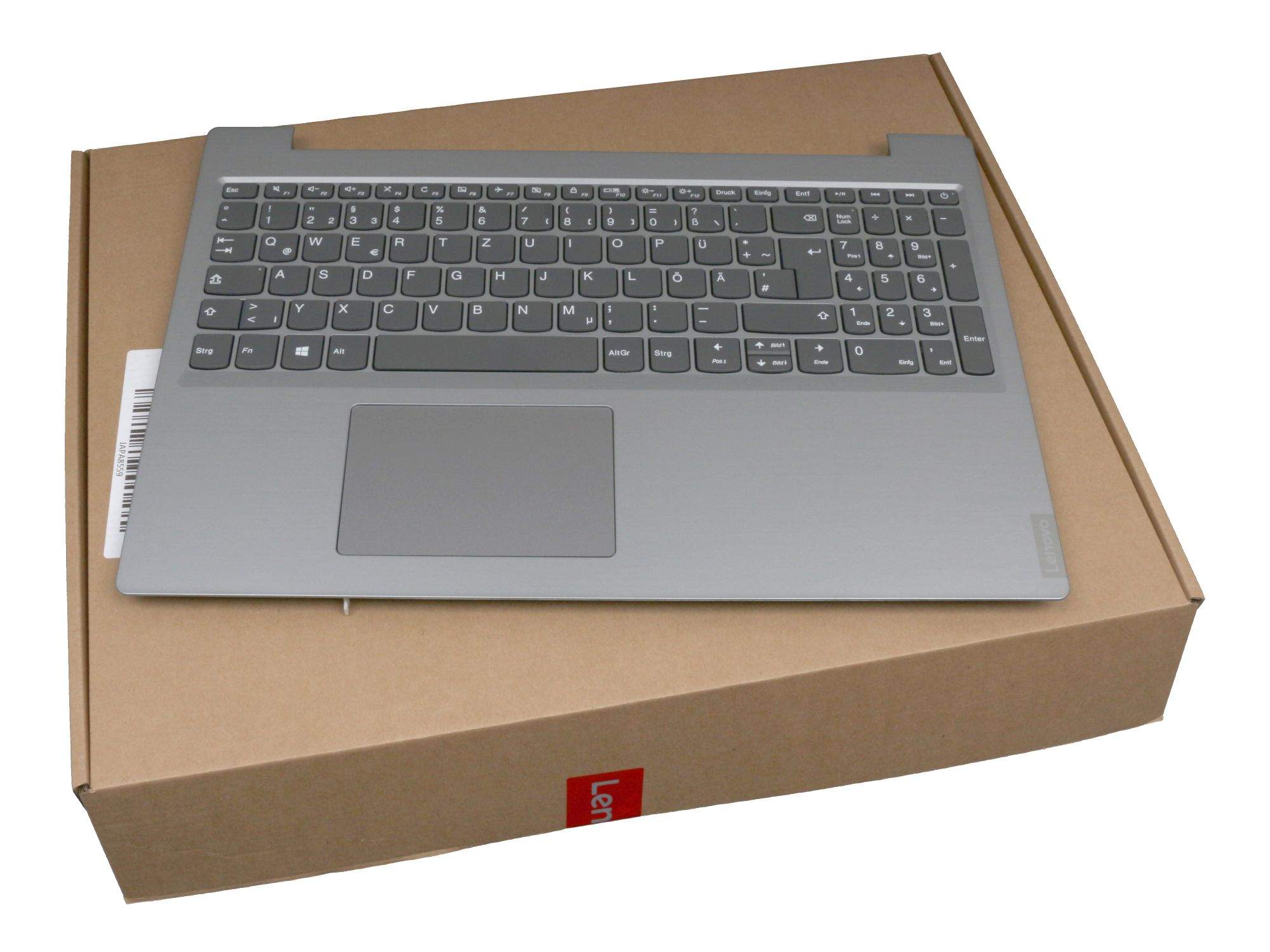 LENOVO Tastatur inkl. Topcase DE (deutsch) dunkelgrau/silber für Lenovo IdeaPad L340-15IWL (81LG) Se