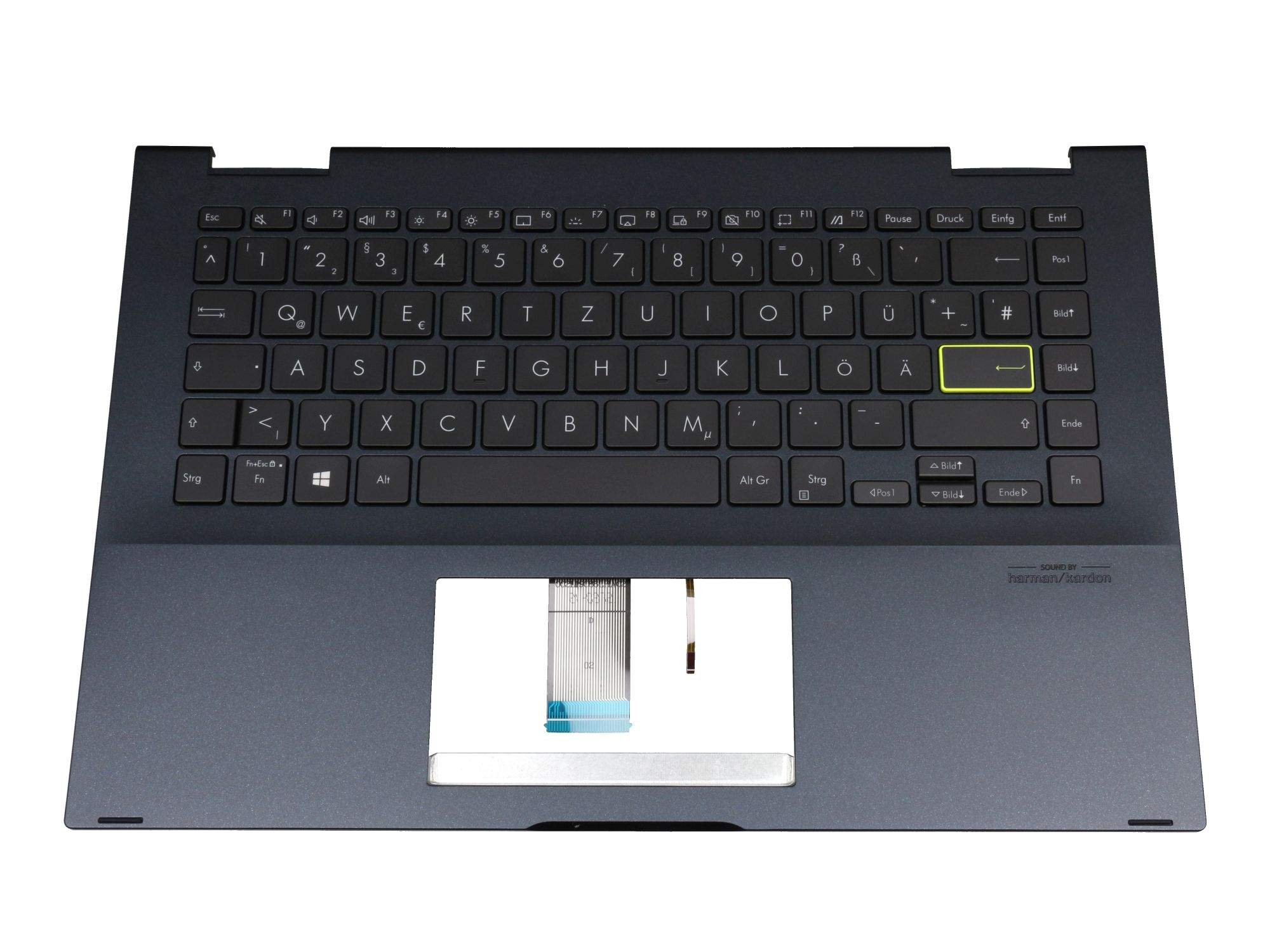 ASUS Tastatur DE (deutsch) schwarz mit Backlight für Asus TP420IA Serie