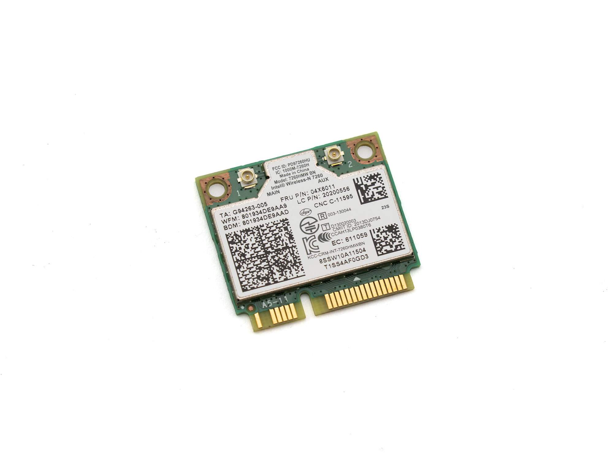 LENOVO 7260BN 2x2BN+BT PCIE HMC WLAN