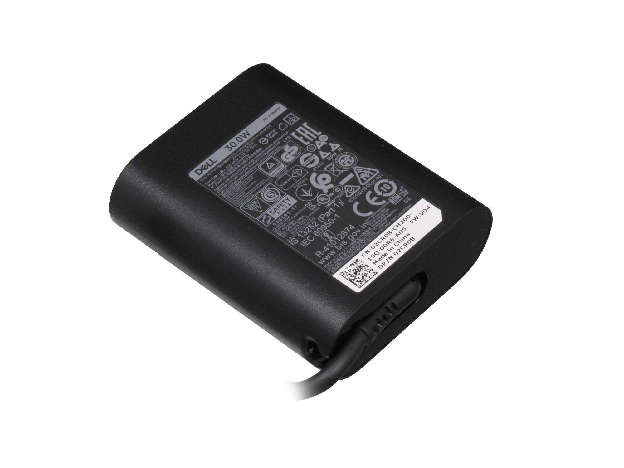DELL USB-C Netzteil 30 Watt für Dell Inspiron Chromebook (7486) Serie