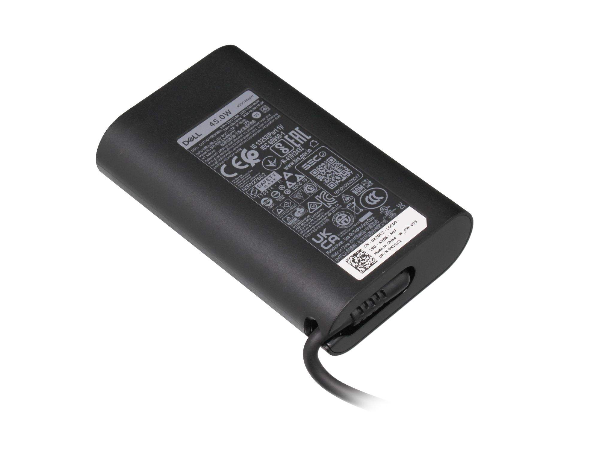 DELL 0T6V87 USB-C Netzteil 45 Watt