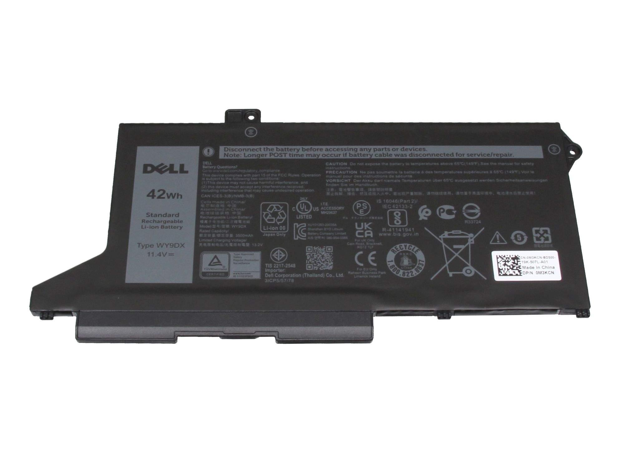DELL Akku 42Wh Original für Dell Latitude 15 (5520)