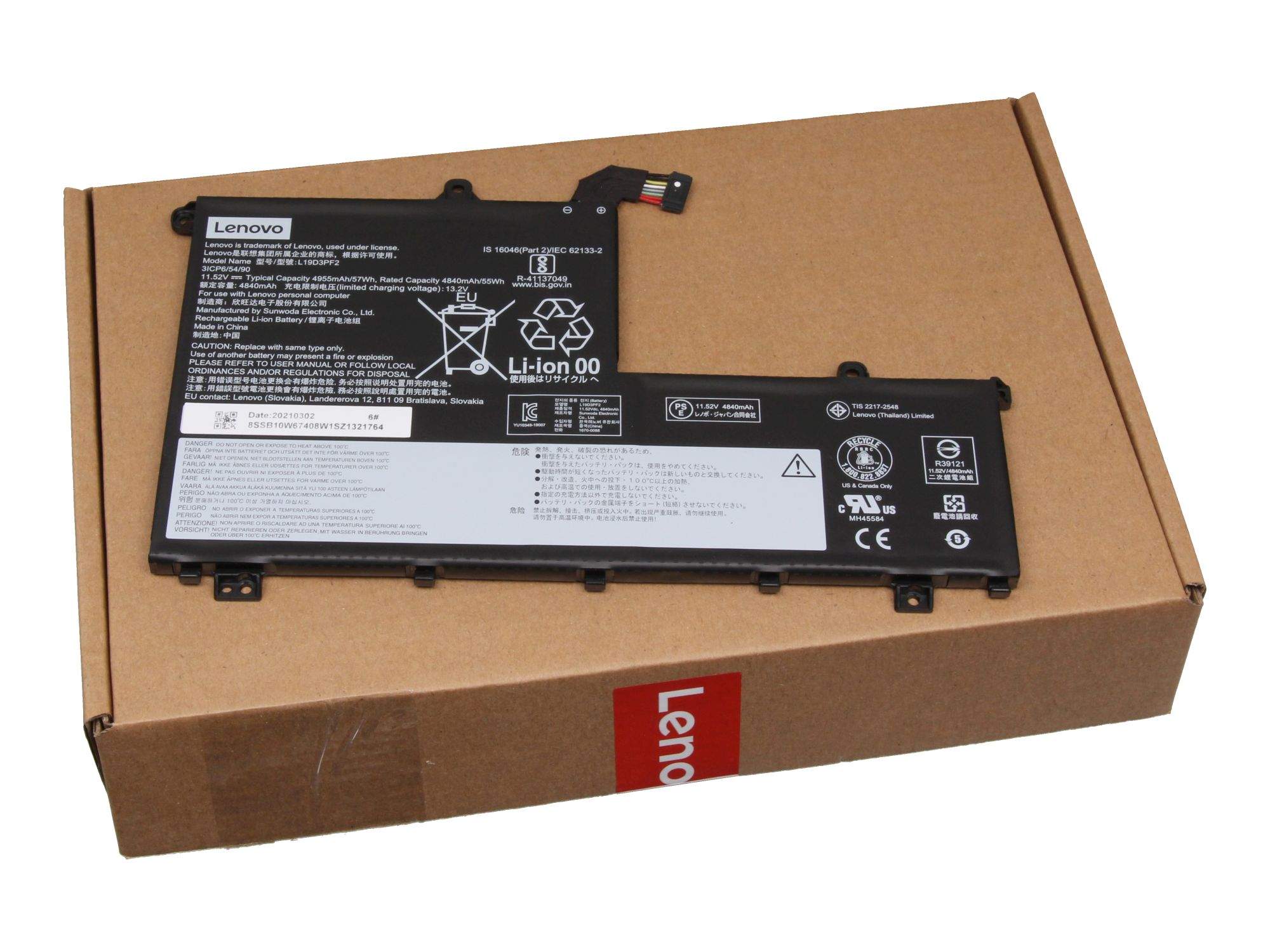 LENOVO LG L19L3PF1 11.55V57Wh3cell