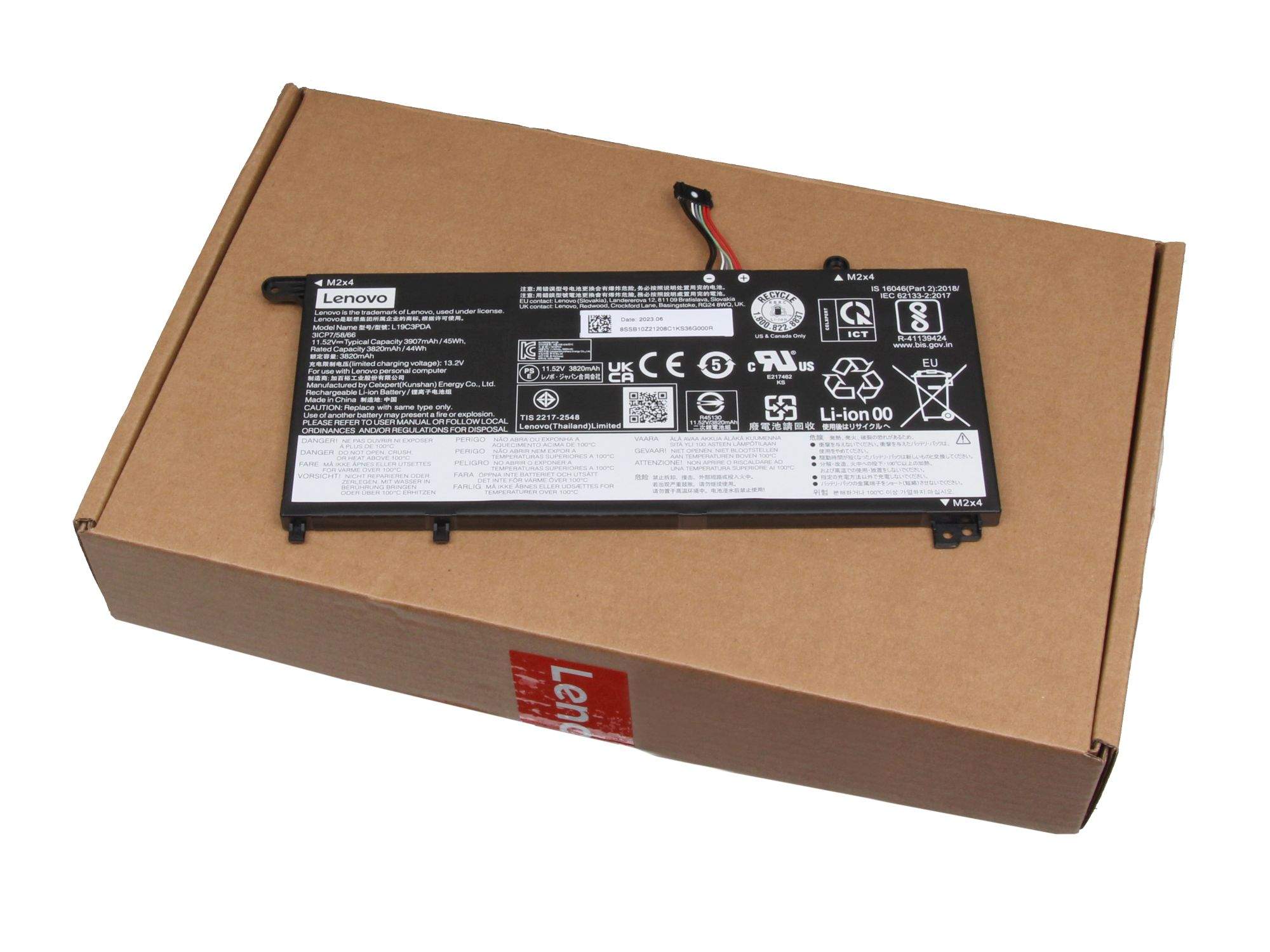LENOVO Akku 44Wh Original 3 Zellen für Lenovo ThinkBook 14 G2 ITL (20VD)