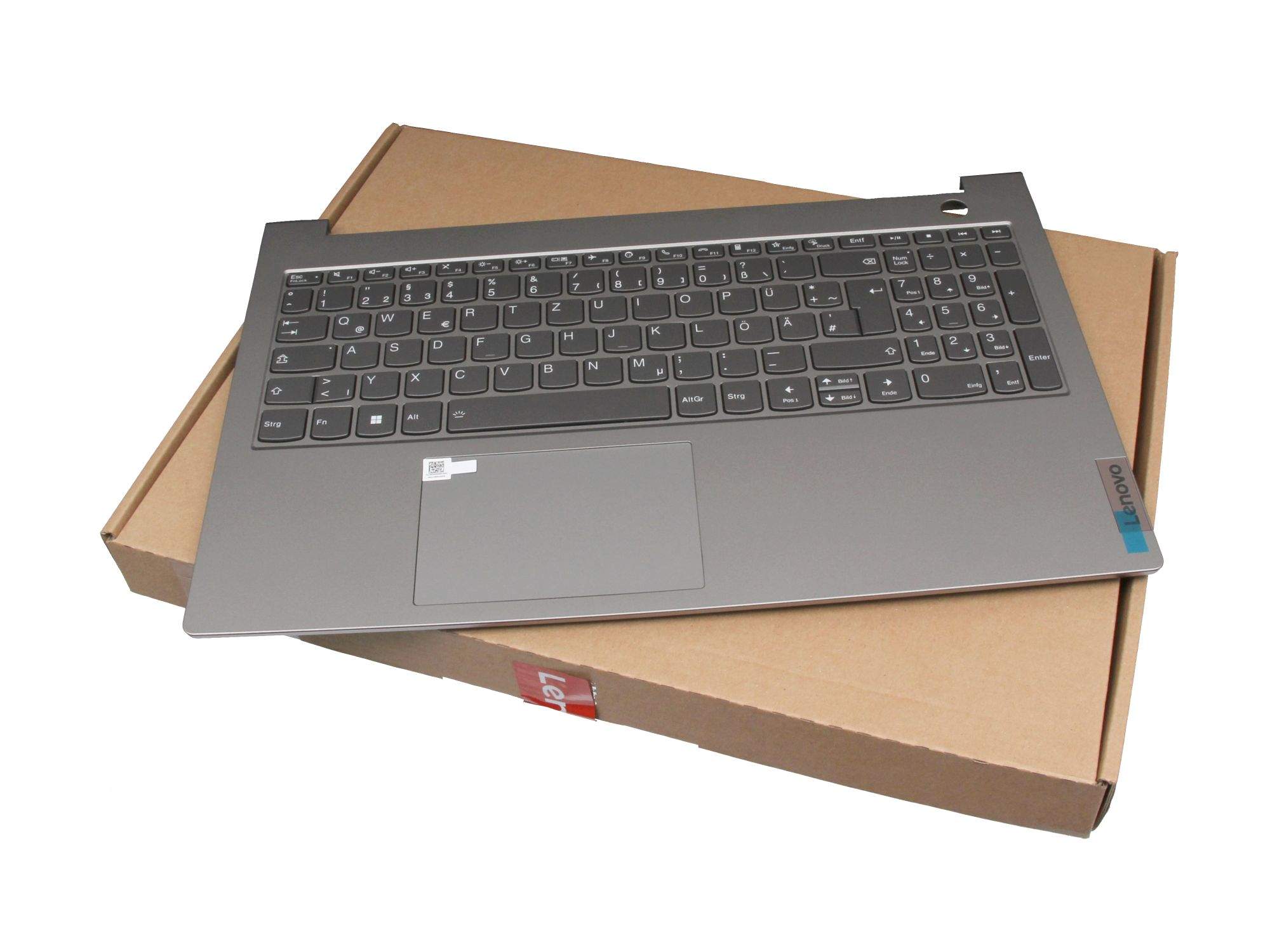 LENOVO Tastatur inkl. Topcase DE (deutsch) grau/grau mit Backlight für Lenovo ThinkBook 15 G2 ITL (2