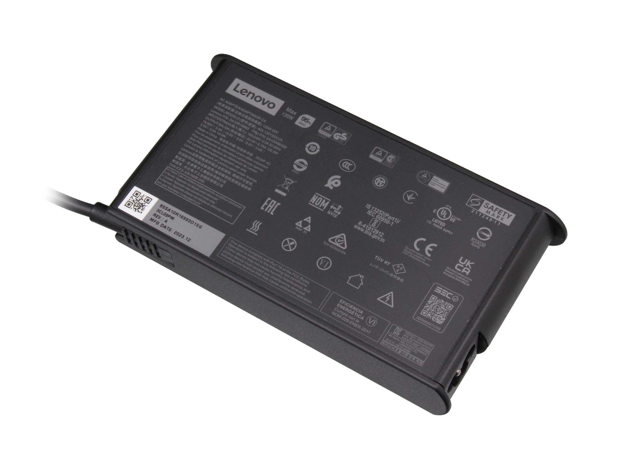 LENOVO USB-C Netzteil 135 Watt abgerundete Bauform für Lenovo ThinkPad T16 G1 (21BV)