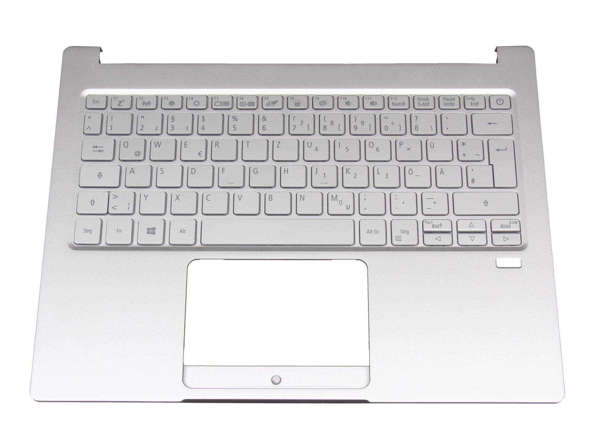 ACER Tastatur inkl. Topcase DE (deutsch) silber/silber mit Backlight für Acer Swift 3 (SF313-52)