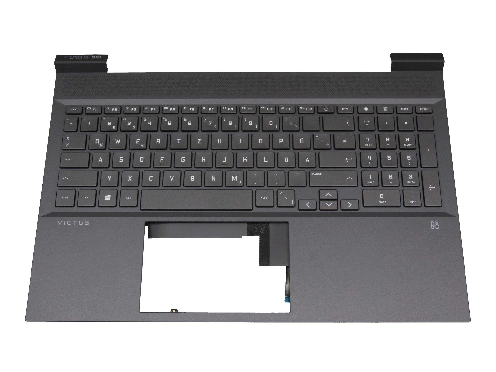 HP TOP COVER MCS W KB MCS BL GR