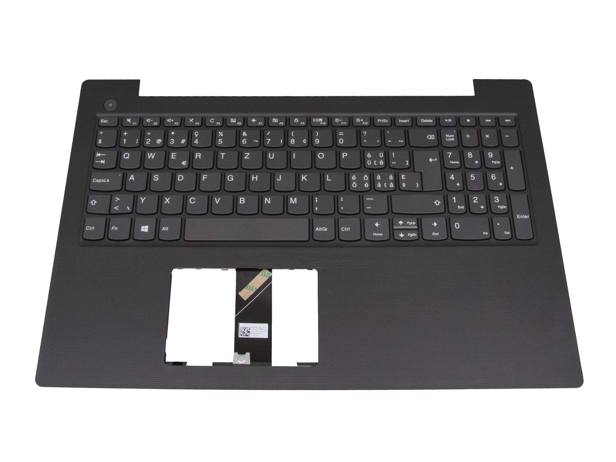 LENOVO Tastatur inkl. Topcase CH (schweiz) grau/grau für Lenovo V130-15IGM (81HL)