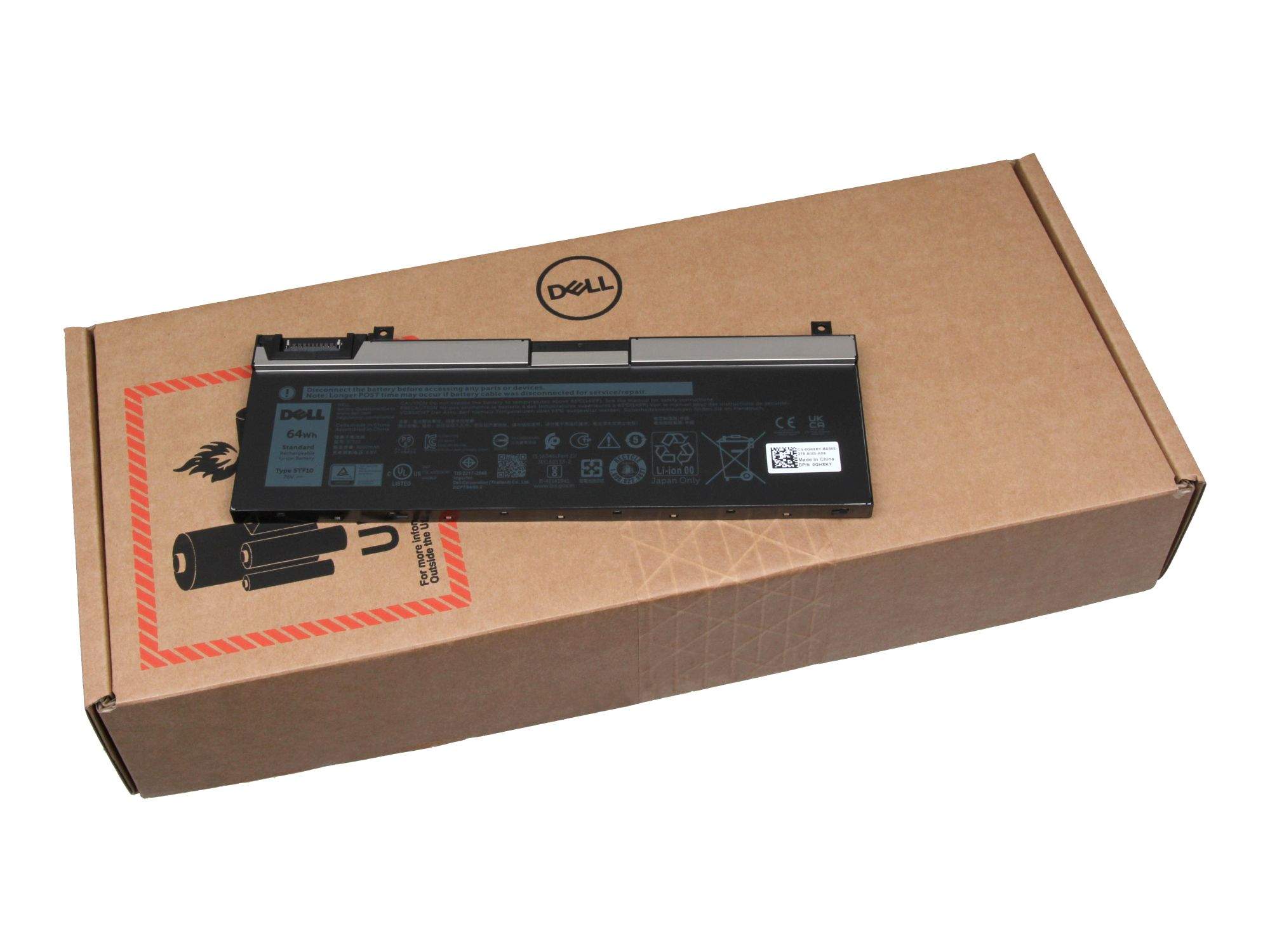 DELL 0GHXKY Akku 64Wh Original