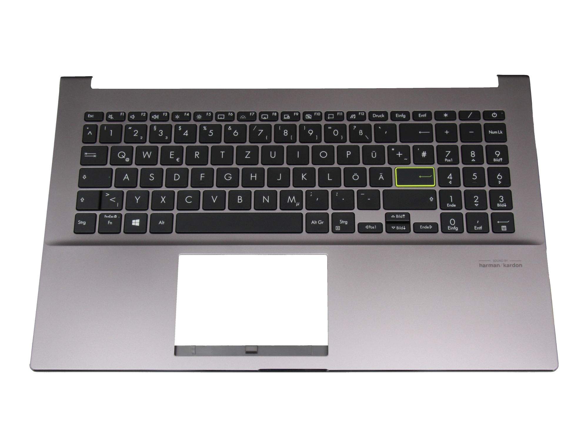 ASUS 90NB0LX3-R31GE0 Tastatur inkl. Topcase DE (deutsch) schwarz/grau mit Backlight