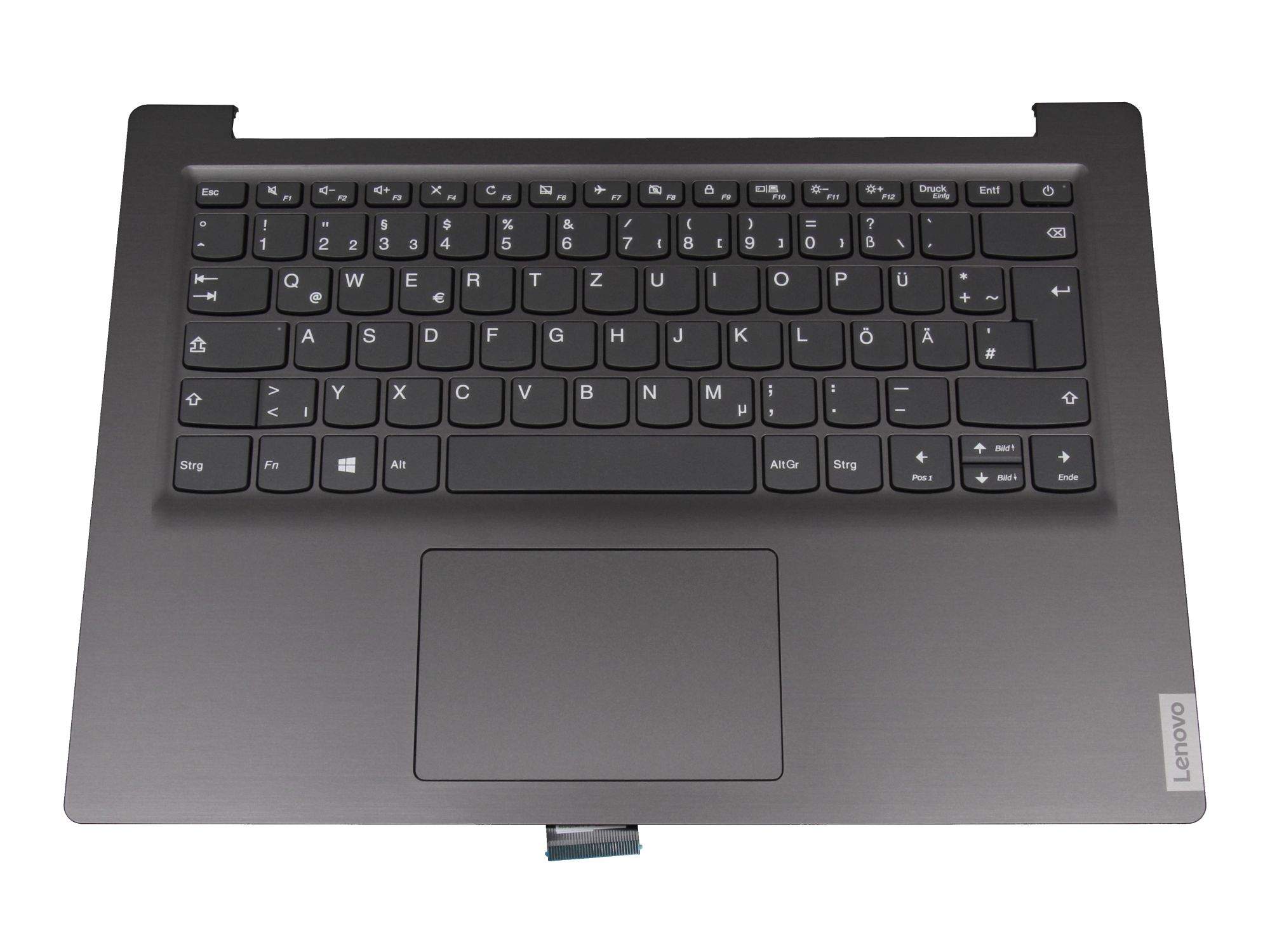 LENOVO Tastatur inkl. Topcase DE (deutsch) grau/anthrazit für Lenovo V14-IIL (82C4)