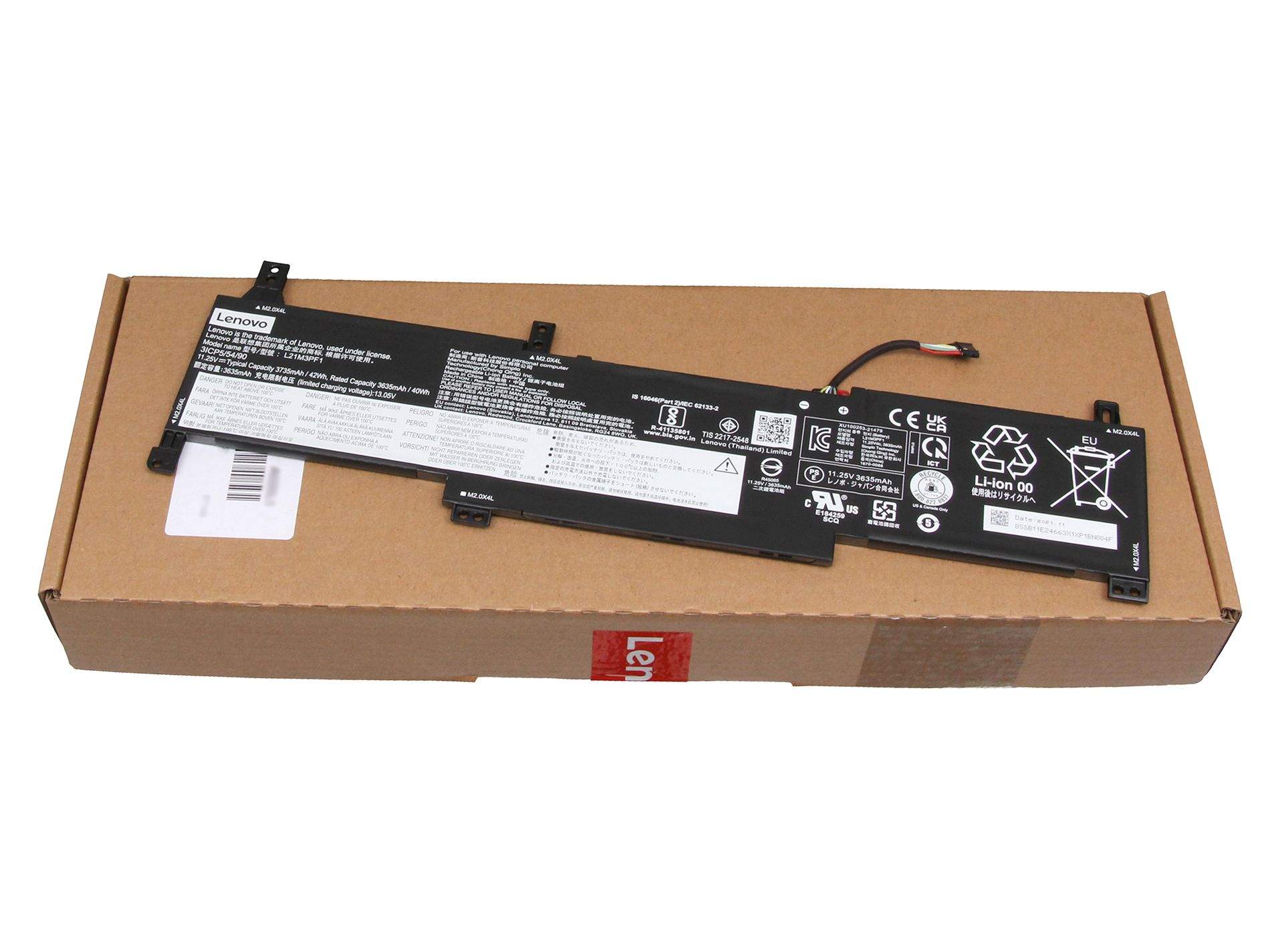 LENOVO FRU 3cell 42Wh 11.25V